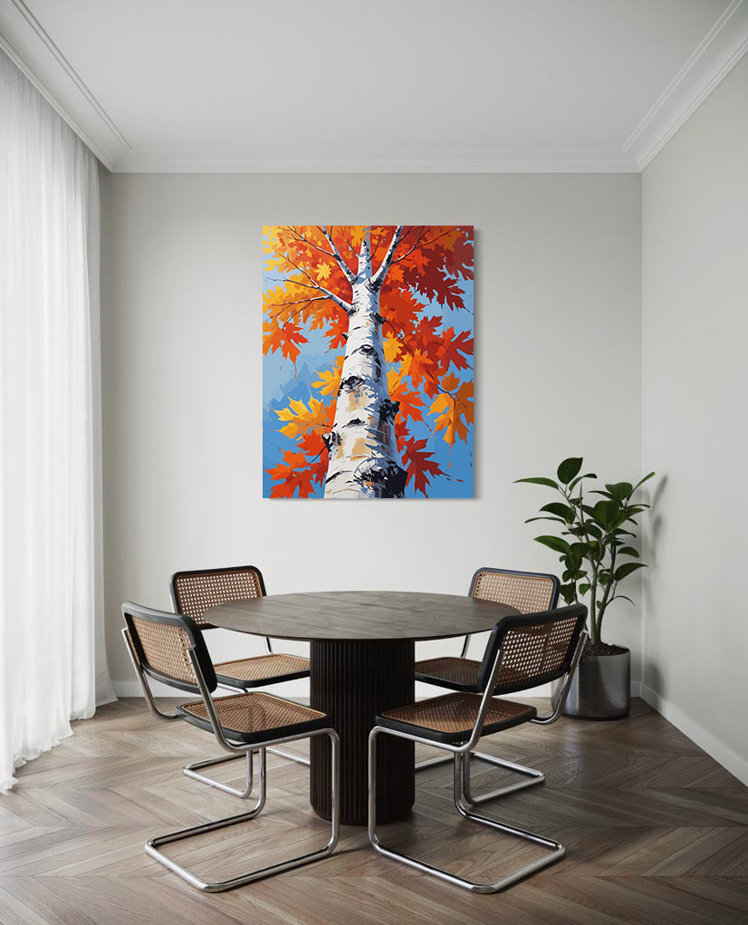 Set Pictură pe numere – Peisaj de Toamnă 6068