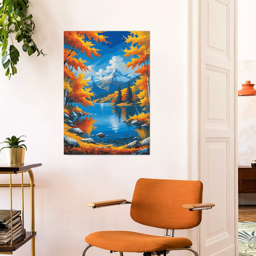 Set Pictură pe numere – Peisaje de Toamnă 6075