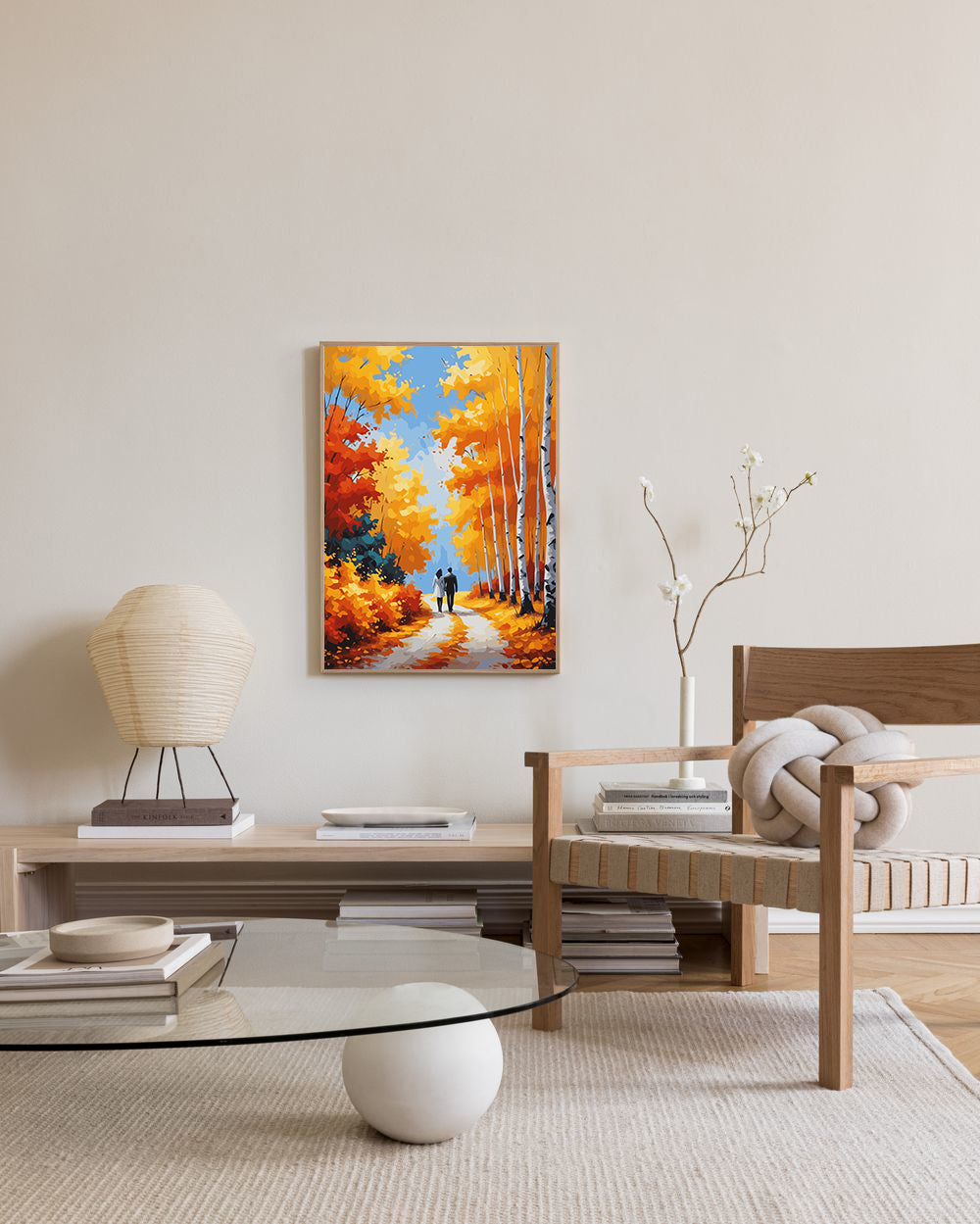 Set Pictură pe numere – Peisaj de Toamnă 6077