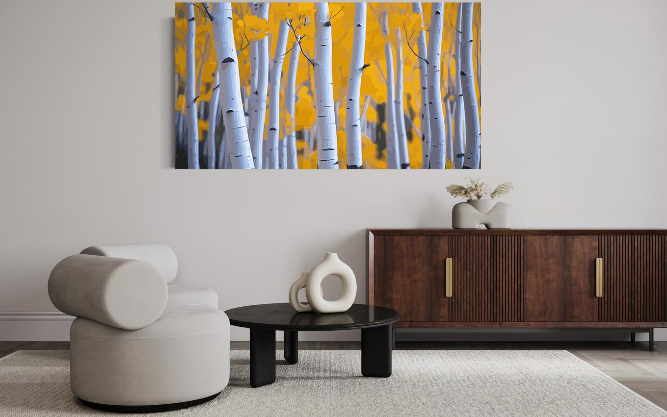 Set Pictură pe numere – Pădure Peisaj 6088