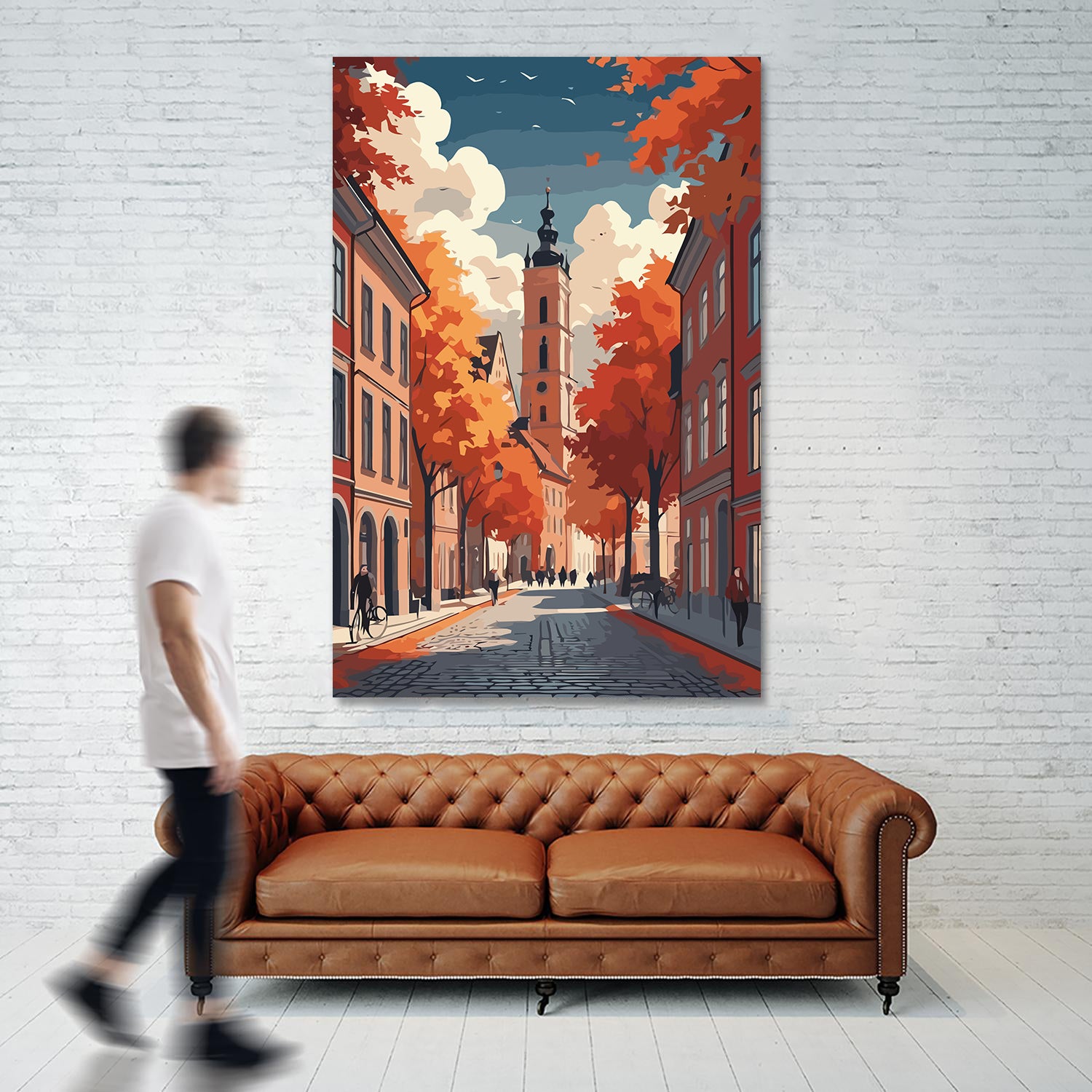 Set Pictură pe numere – Toamna în Oraș 6099