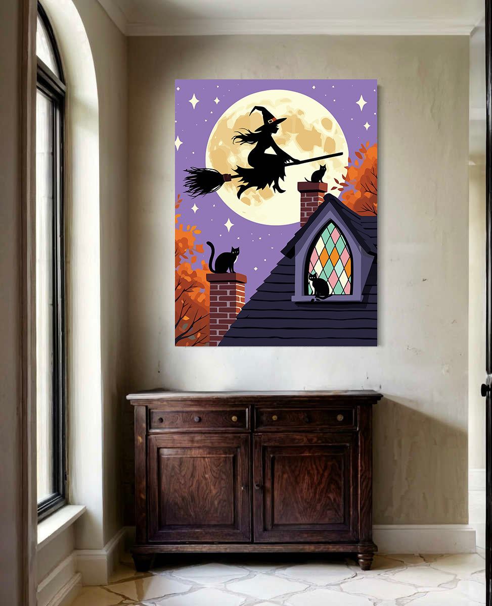 Set Pictură pe numere – Vrăjitoare în Luna Plină 6109