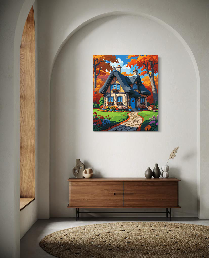 Set Pictură pe numere – Căsuță în Pădure 6110