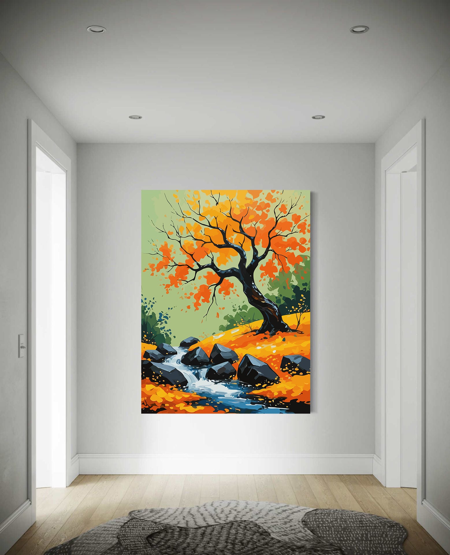 Set Pictură pe numere – Peisaj de Toamnă 6111