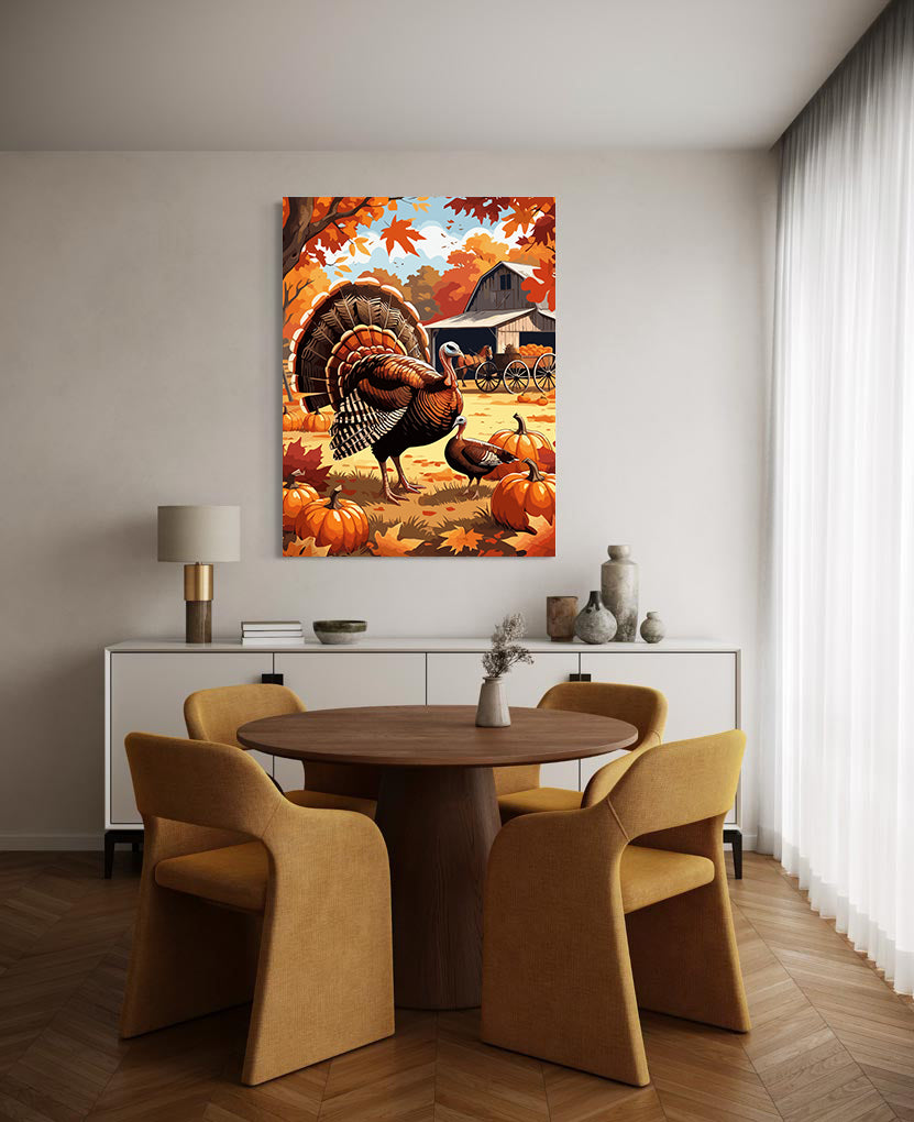 Set Pictură pe numere – Toamna la Fermă 6113