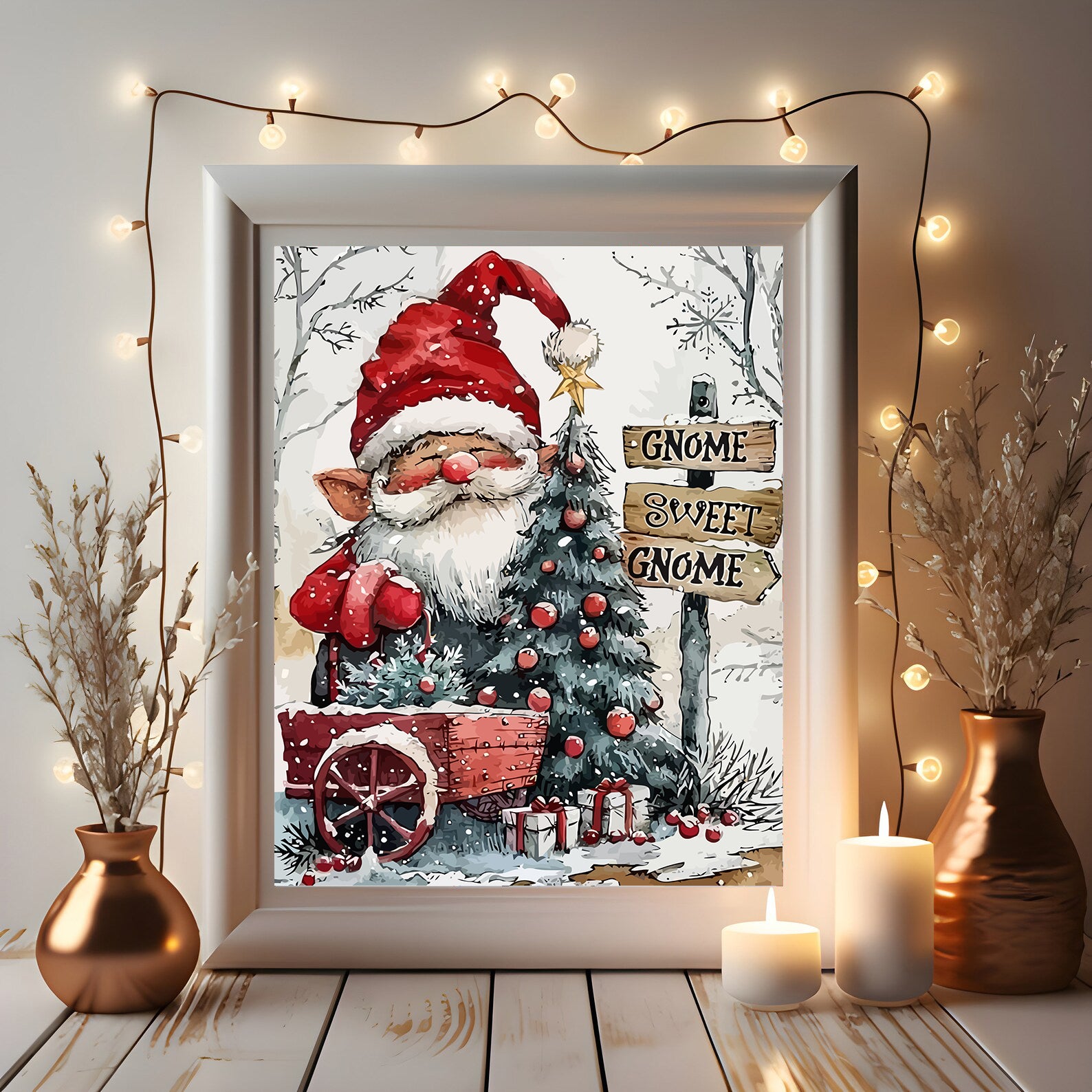 Set Pictură pe numere – Gnome Sweet Gnome 6123