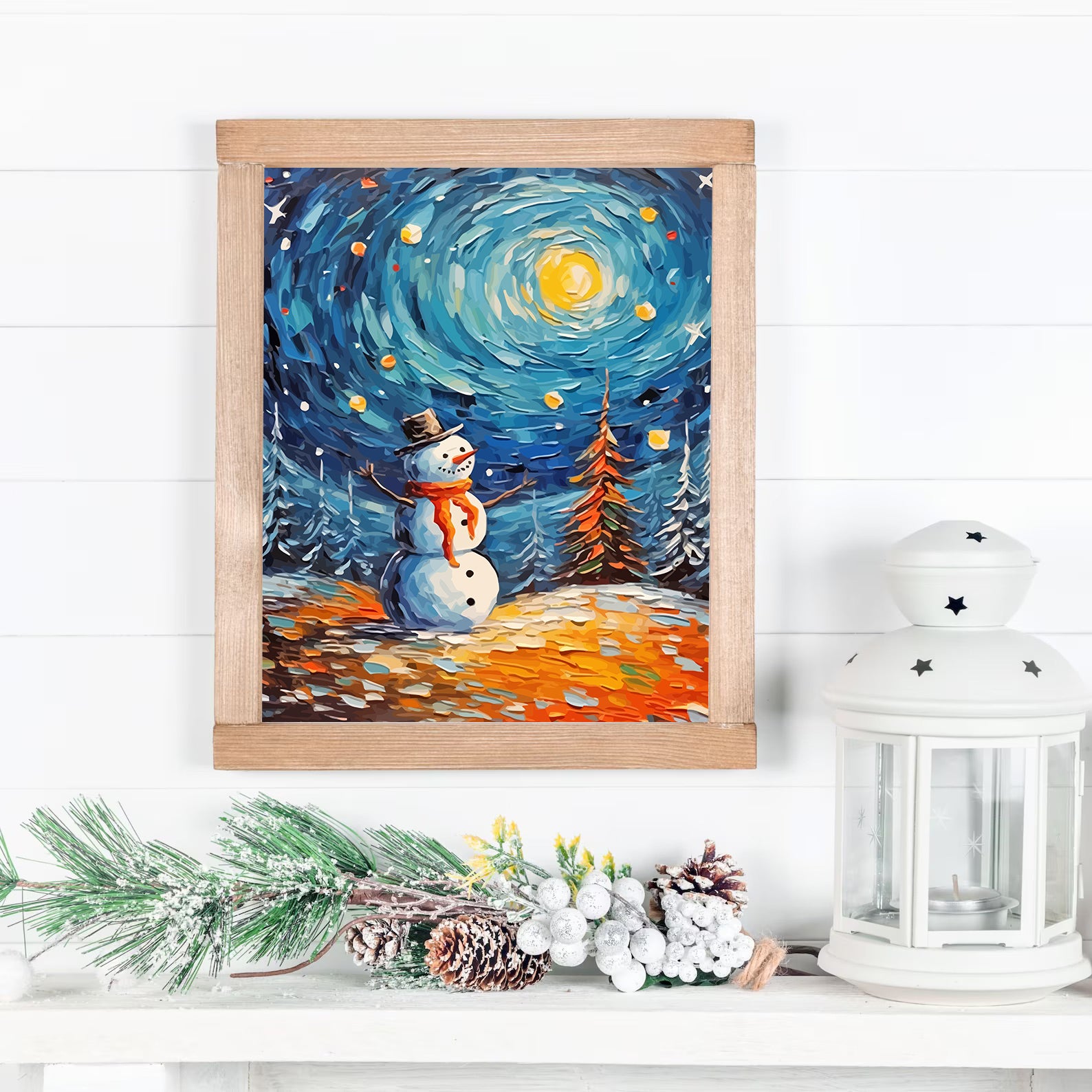 Set Pictură pe numere – Om De Zăpadă 6127