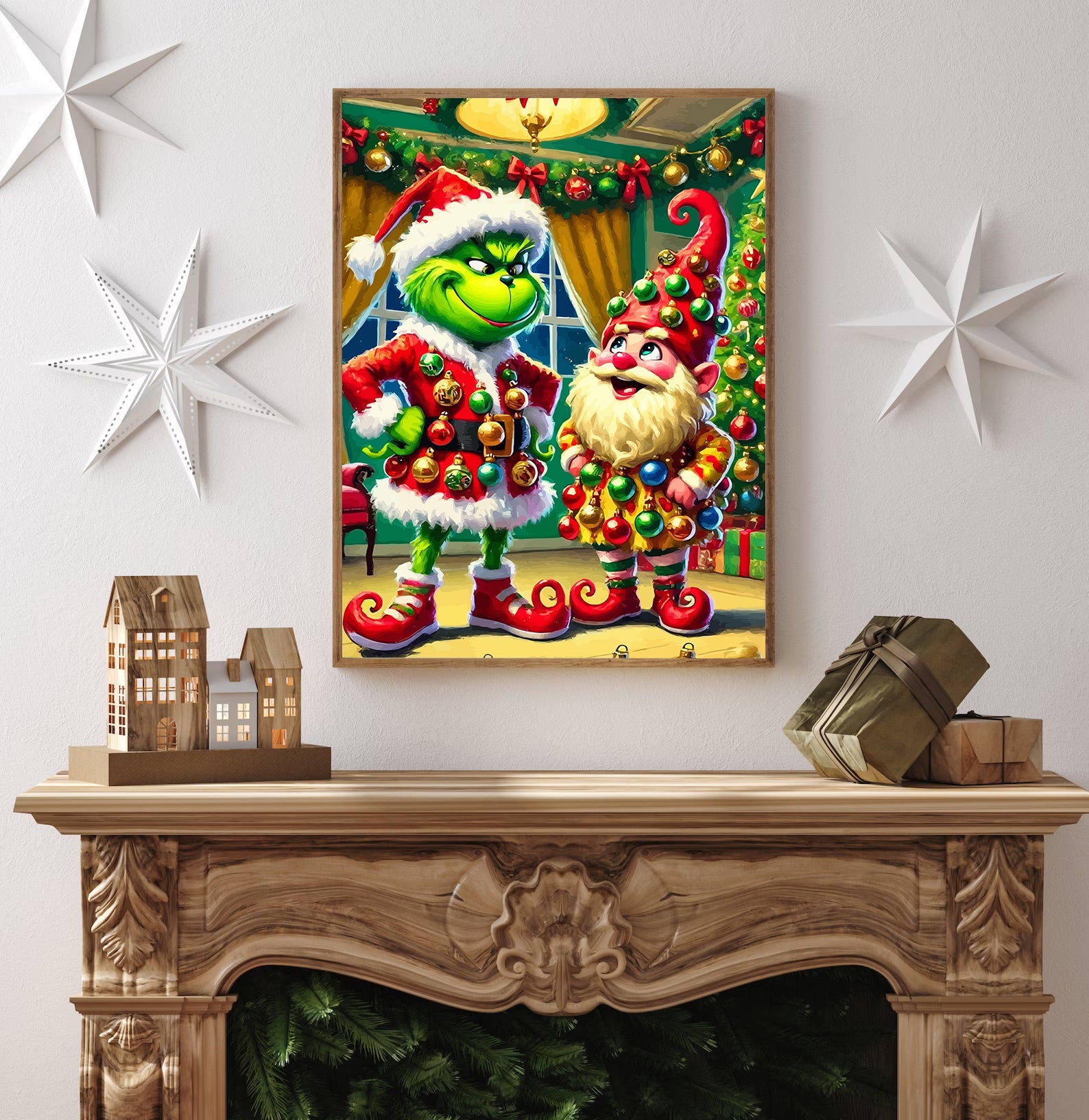 Set Pictură pe numere – Grinch Și Elful 6131