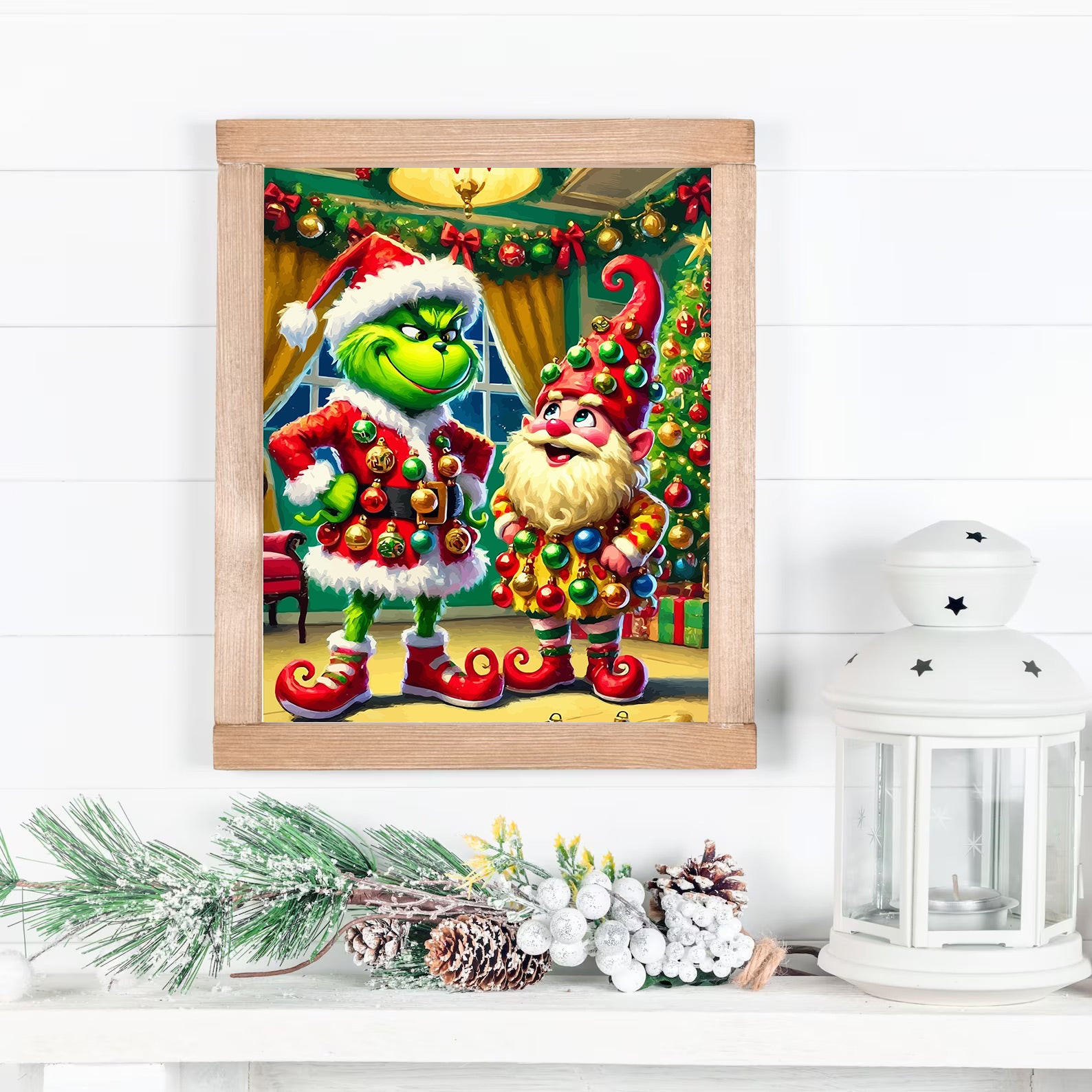 Set Pictură pe numere – Grinch Și Elful 6131