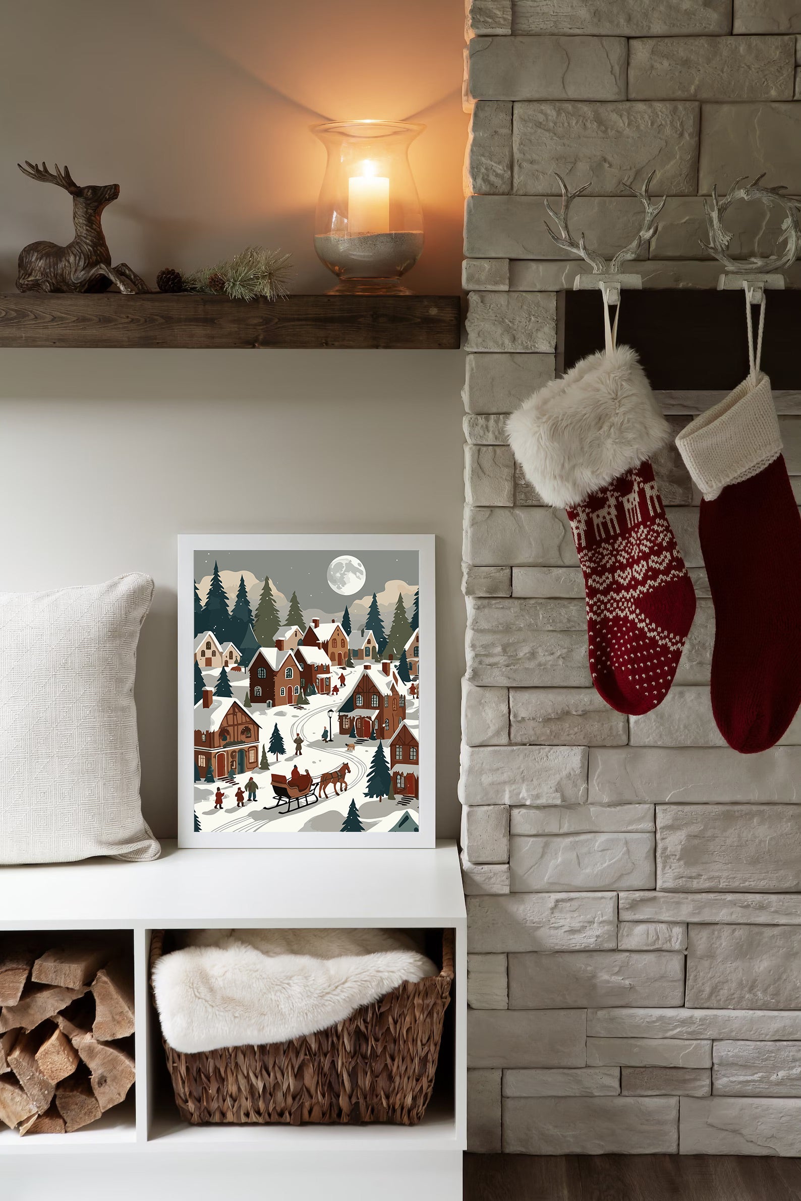 Set Pictură pe numere – Iarna În Oraș 6134