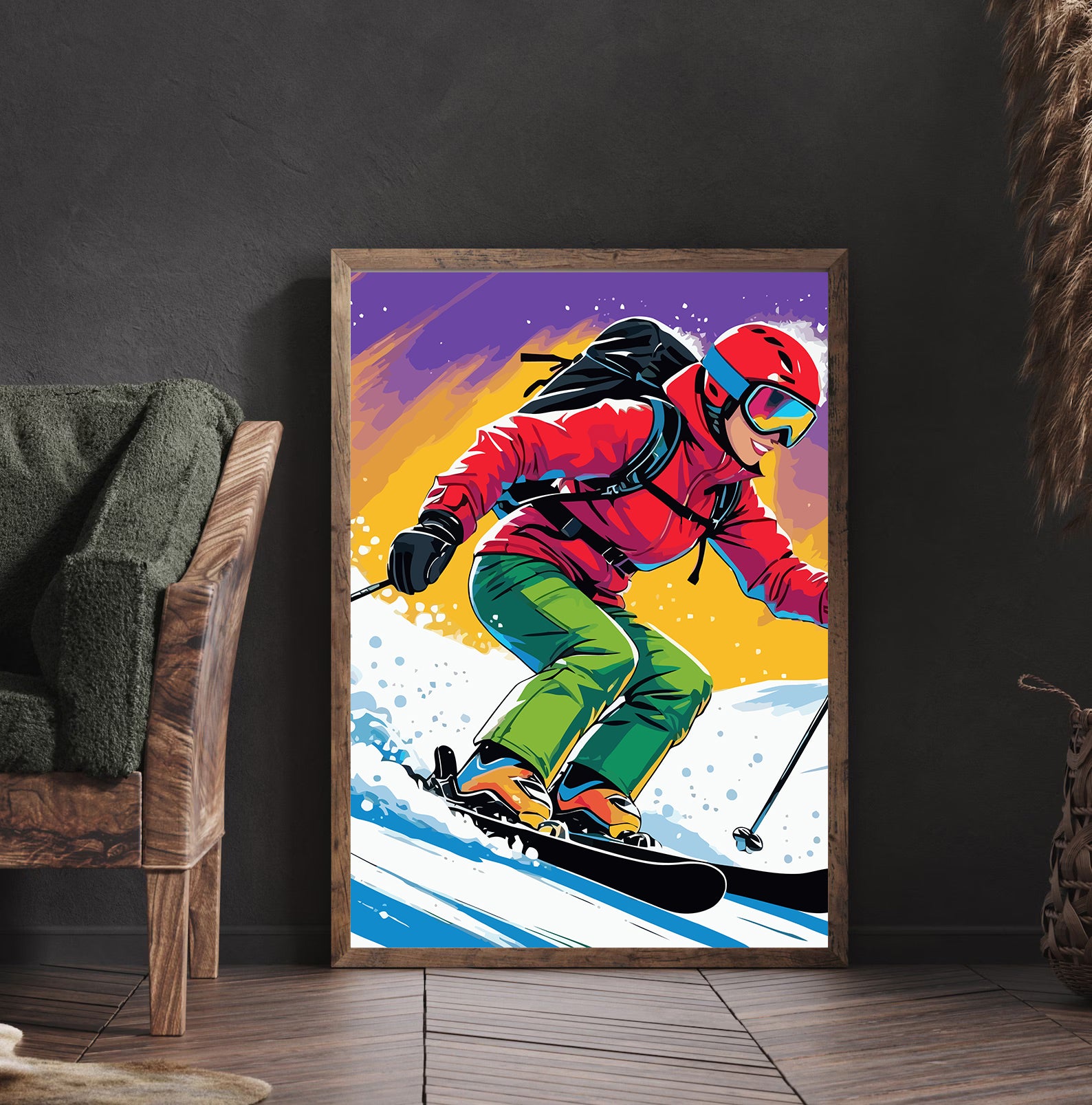 Set Pictură pe numere – Sport De Iarnă 6135