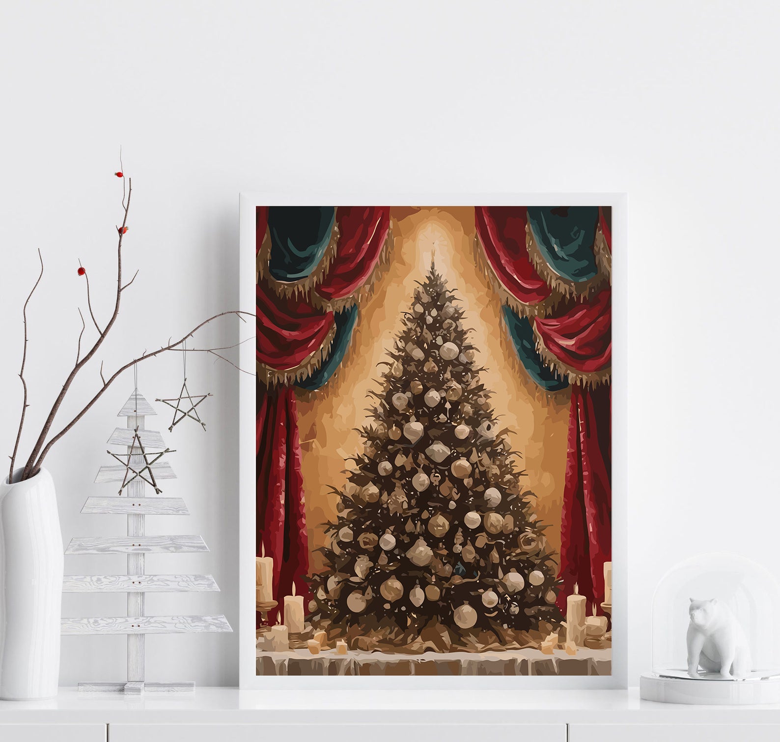 Set Pictură pe numere – Brad De Crăciun 6146