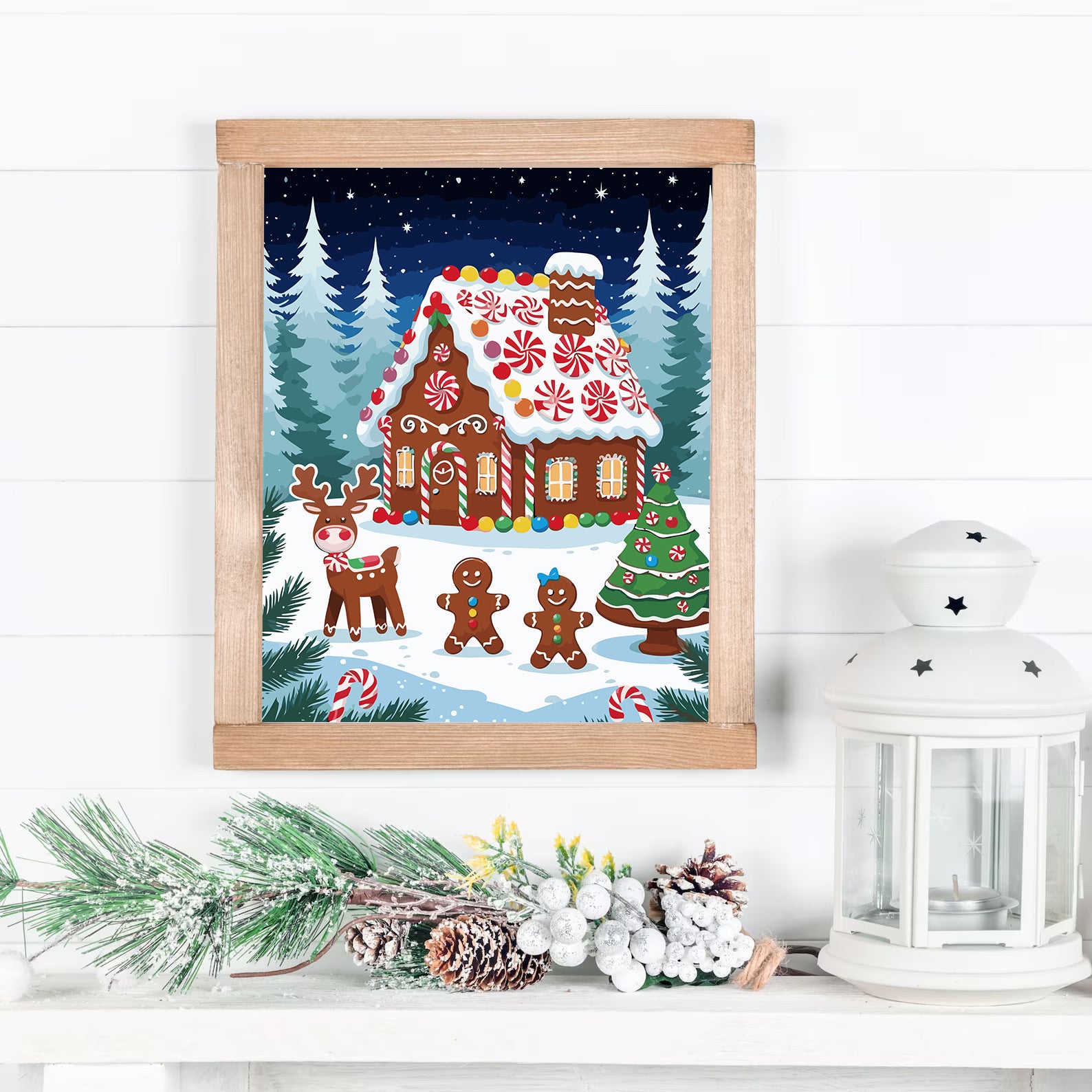 Set Pictură pe numere – Căsuță Din Tartă Dulce 6149