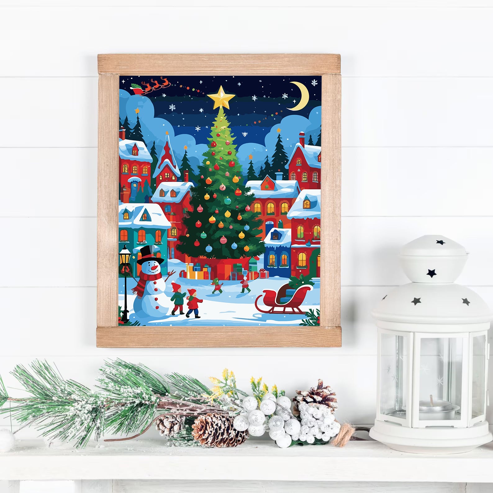 Set Pictură pe numere – Târgul De Crăciun 6156