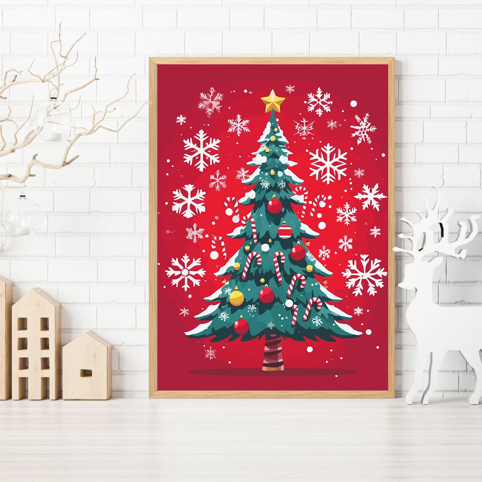 Set Pictură pe numere – Brad De Crăciun 6164