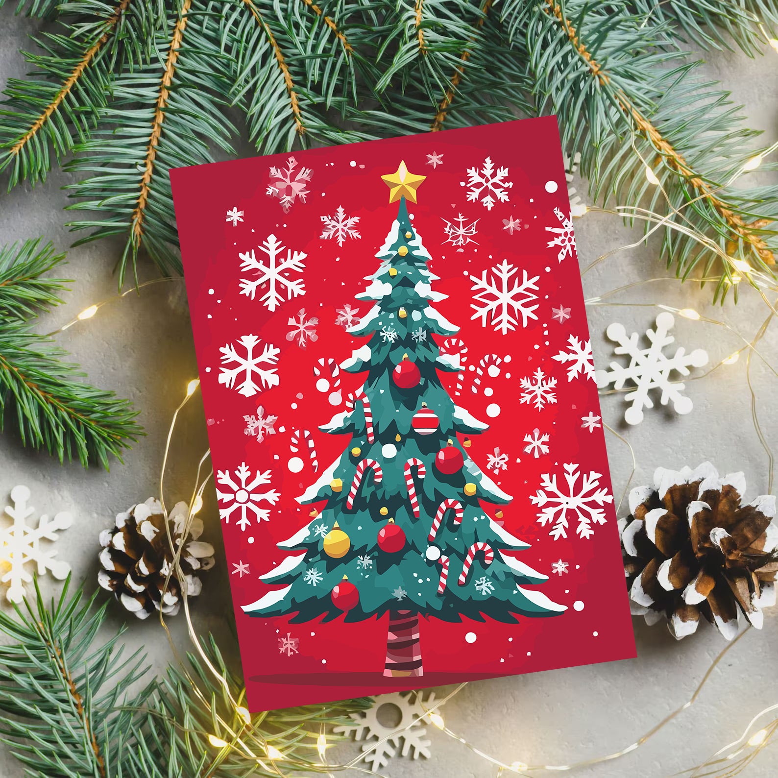 Set Pictură pe numere – Brad De Crăciun 6164