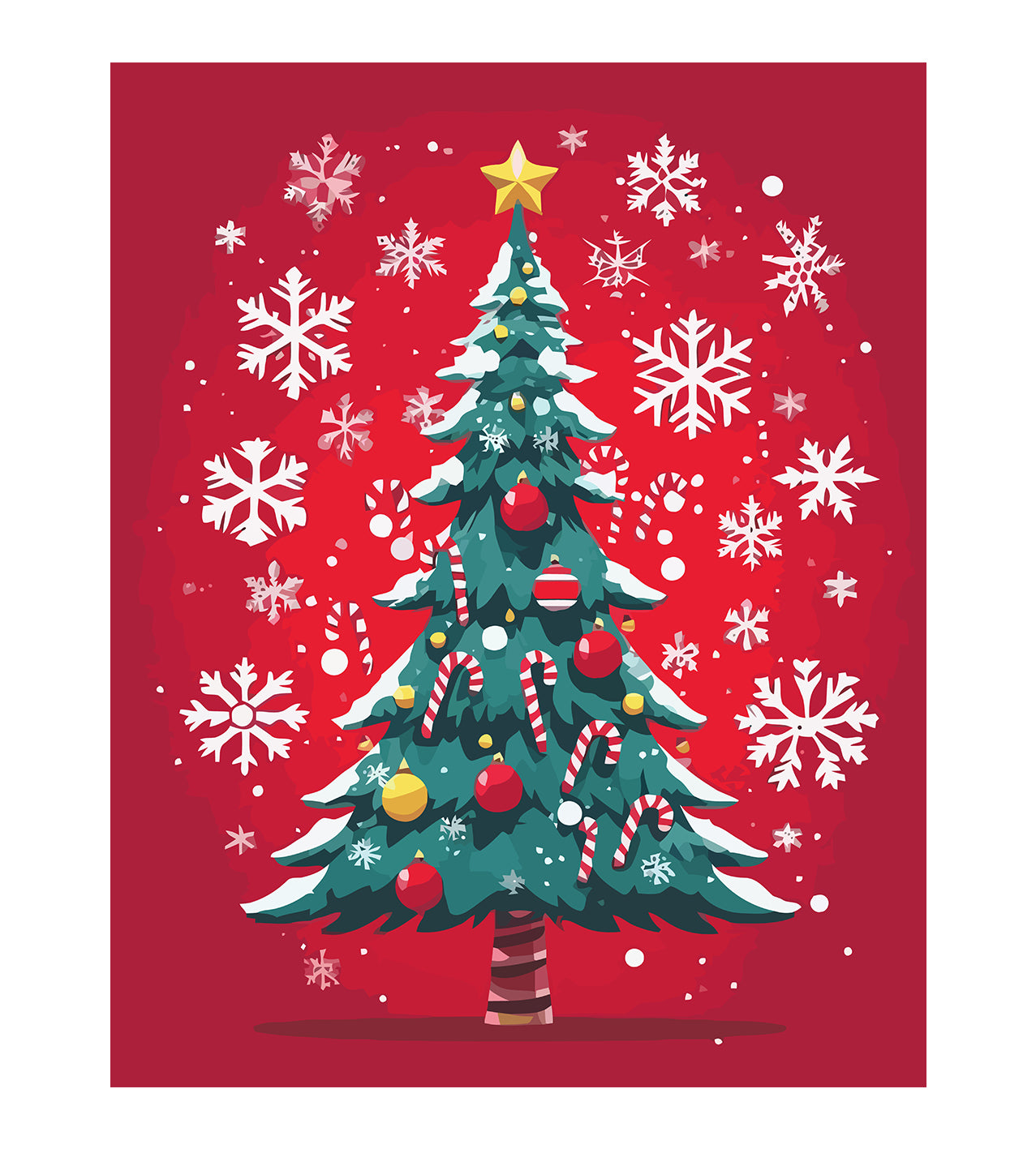 Set Pictură pe numere – Brad De Crăciun 6164