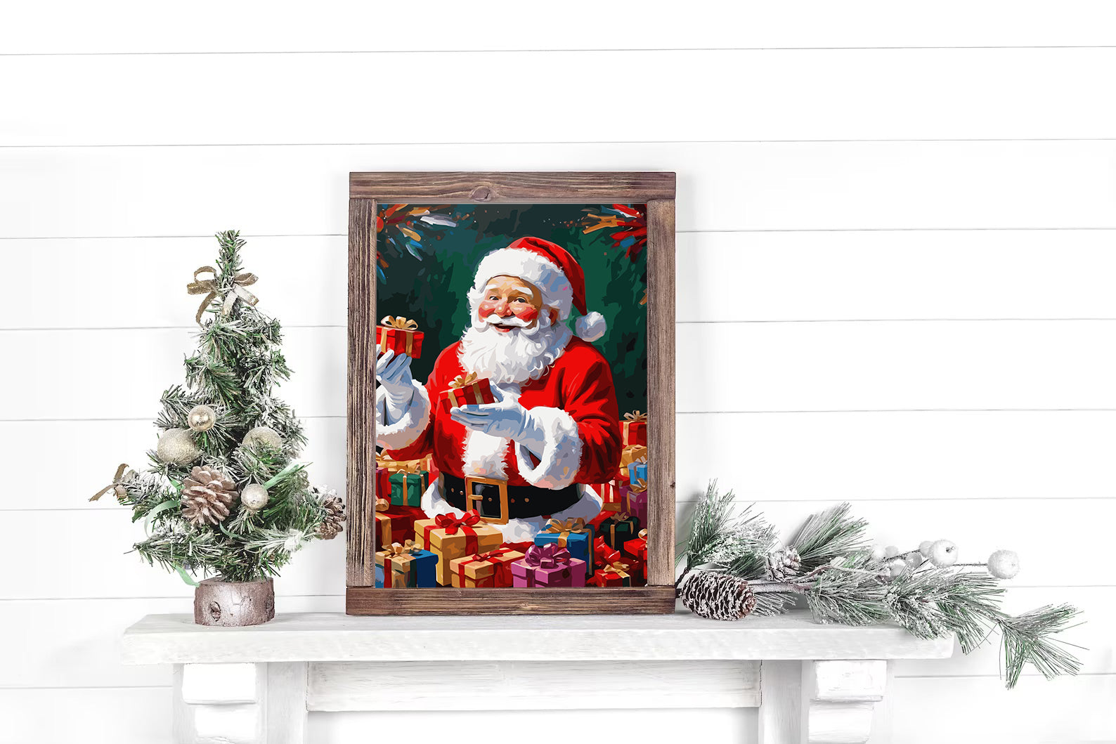 Set Pictură pe numere – Moș Crăciun 6174