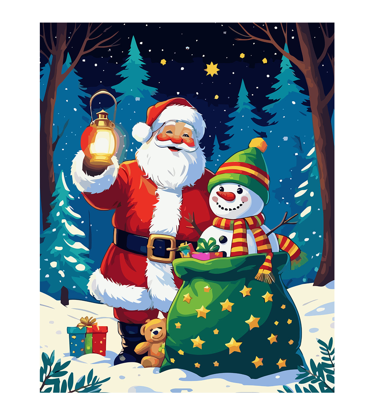 Set Pictură pe numere – Sărbători De Iarnă 6179