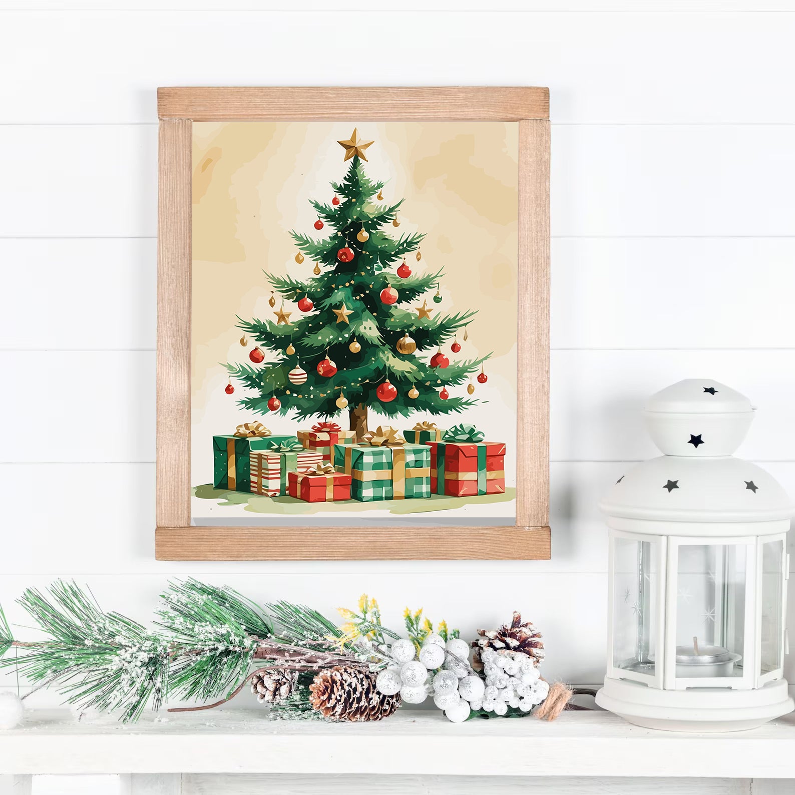 Set Pictură pe numere – Brad De Crăciun 6184