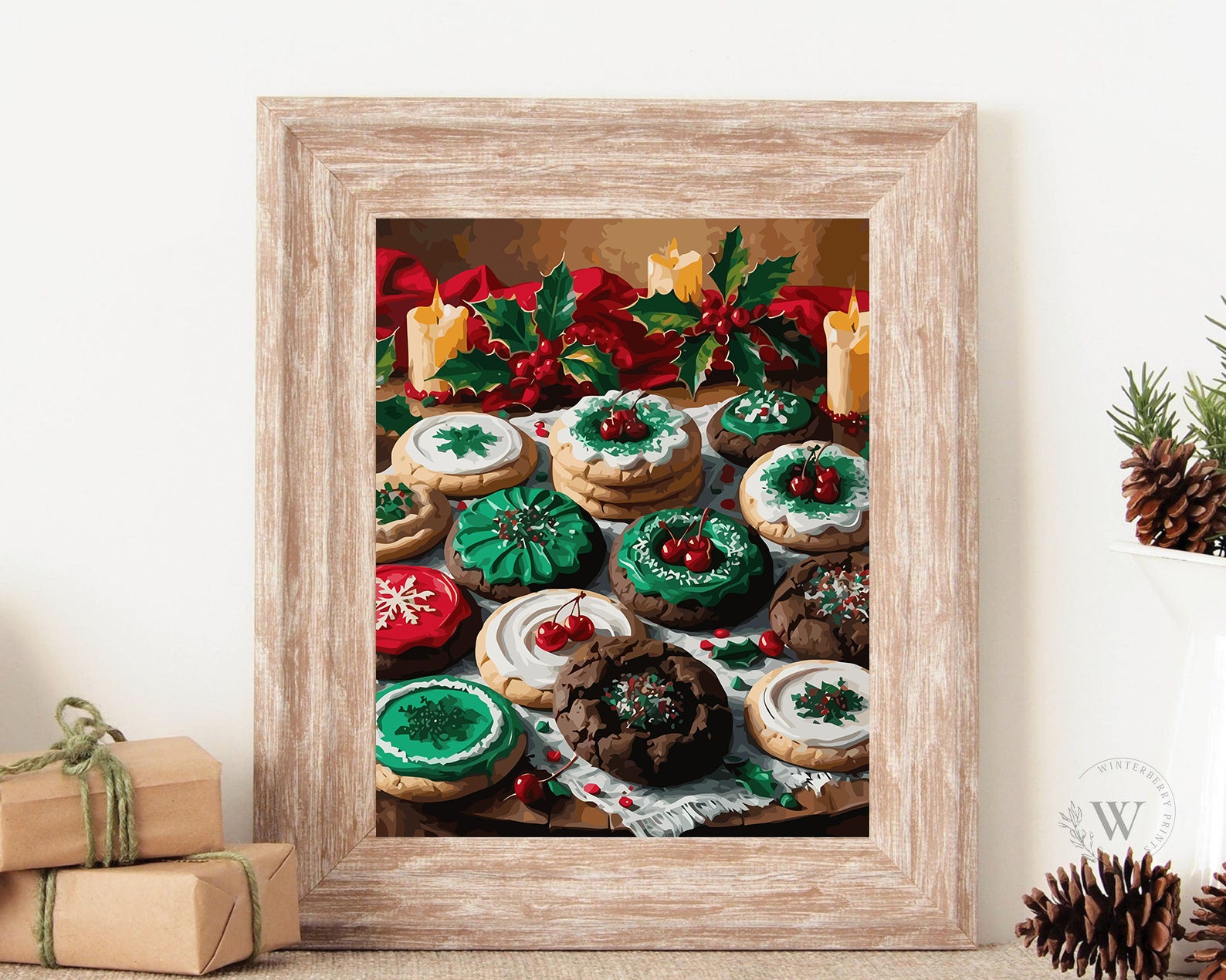 Set Pictură pe numere – Biscuiți De Crăciun 6186