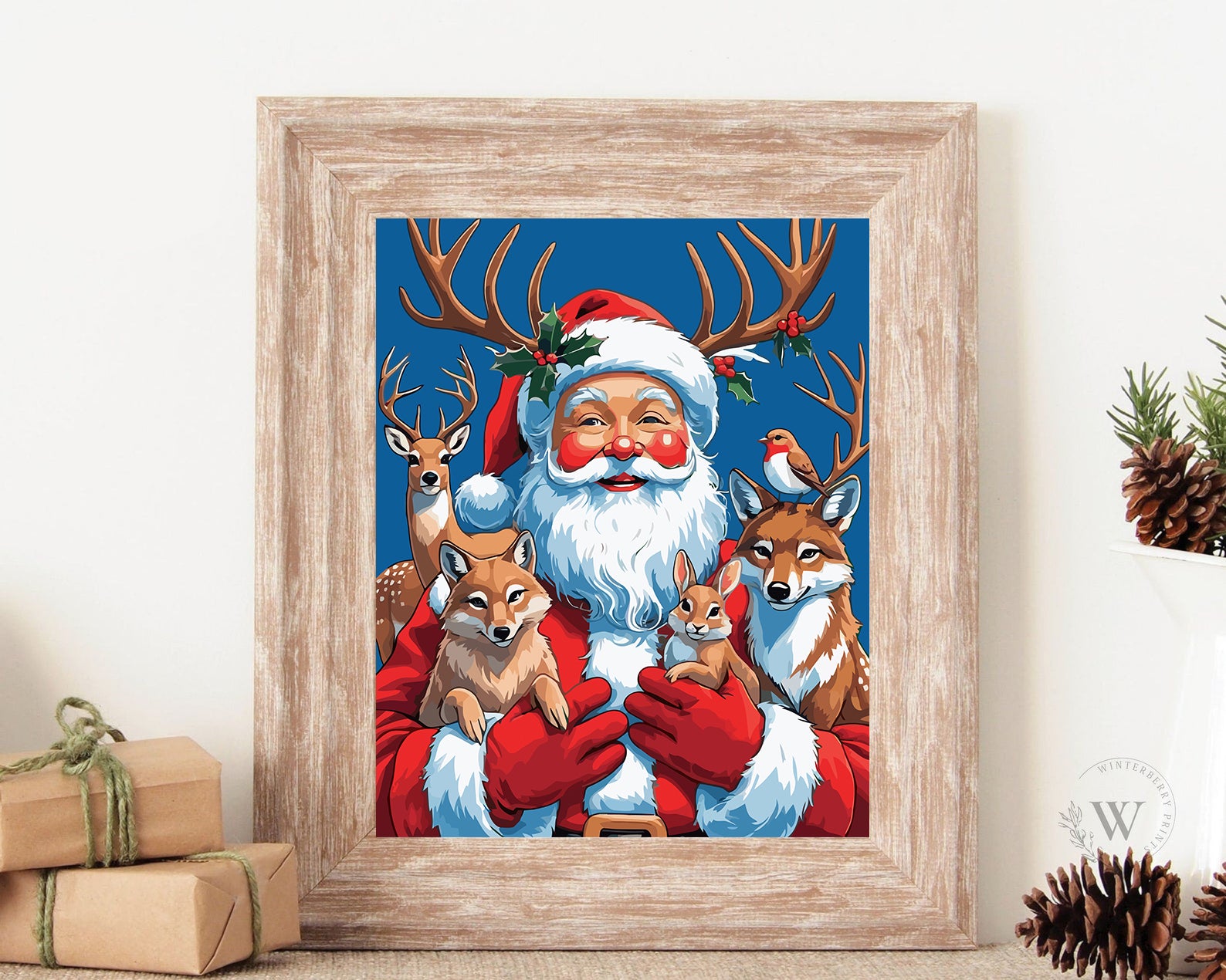 Set Pictură pe numere – Moș Crăciun 6188