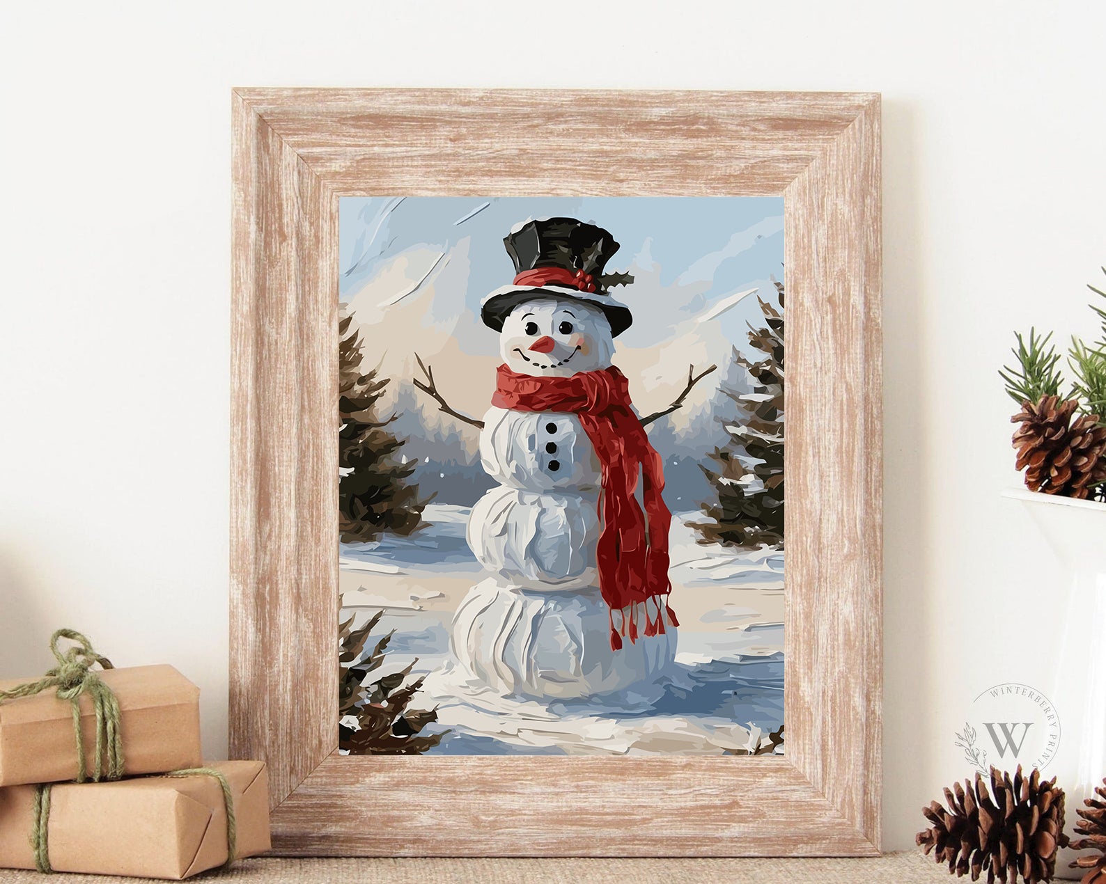 Set Pictură pe numere – Om De Zăpadă 6192