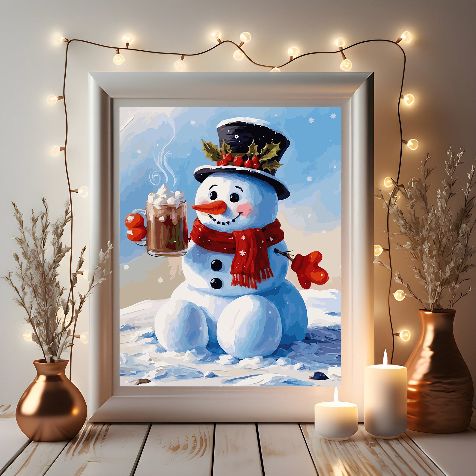 Set Pictură pe numere – Om De Zăpadă 6197