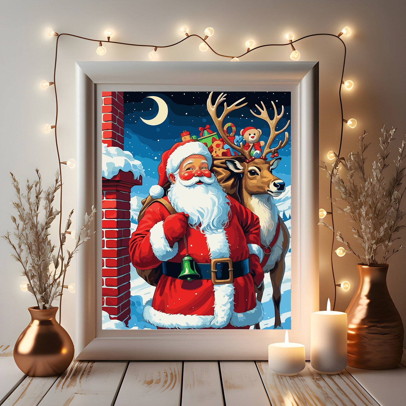 Set Pictură pe numere – Moș Crăciun 6199