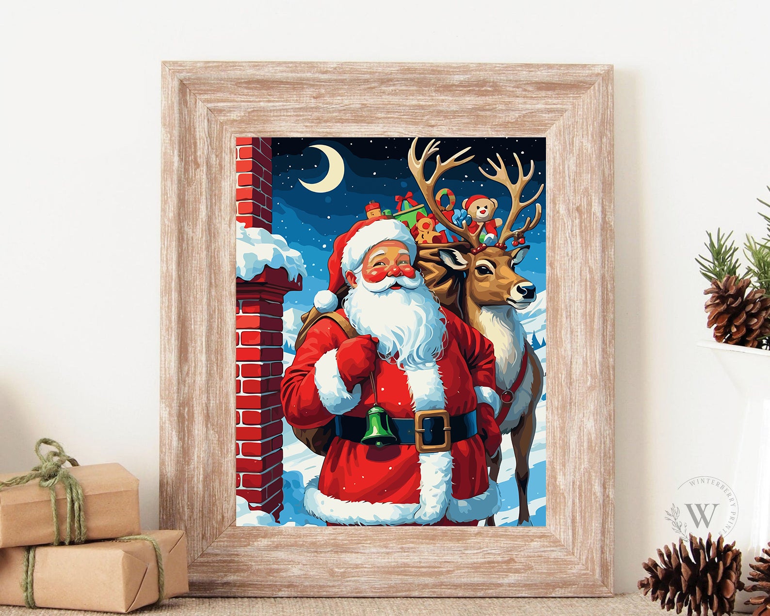 Set Pictură pe numere – Moș Crăciun 6199