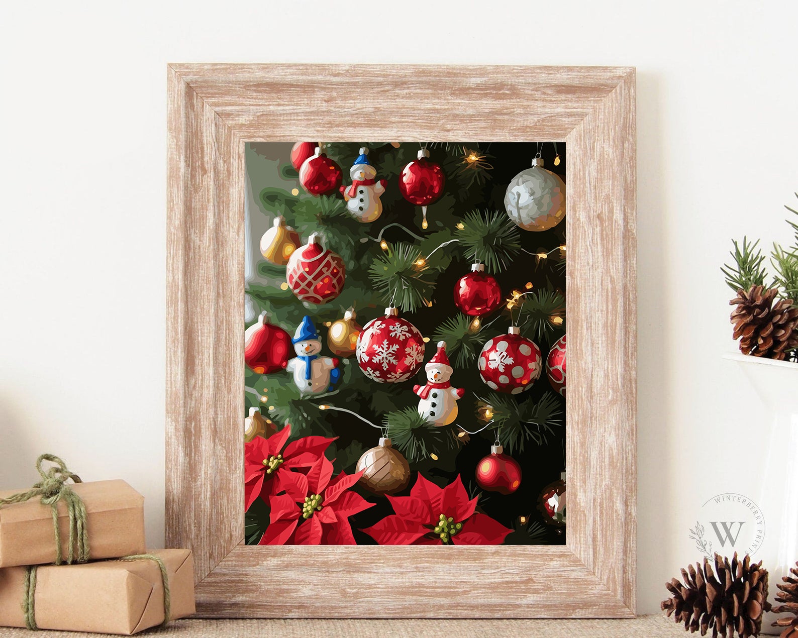 Set Pictură pe numere – Jucării De Crăciun 6218