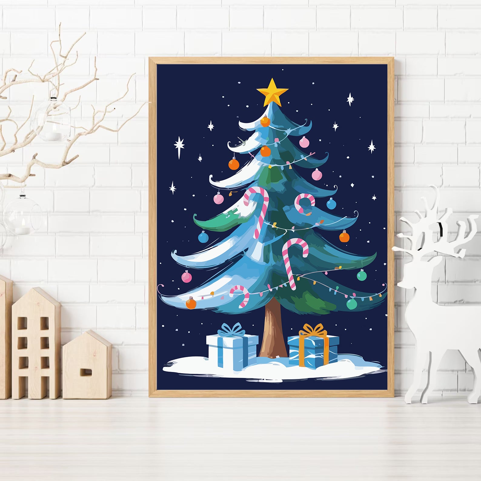 Set Pictură pe numere – Brad De Crăciun 6224