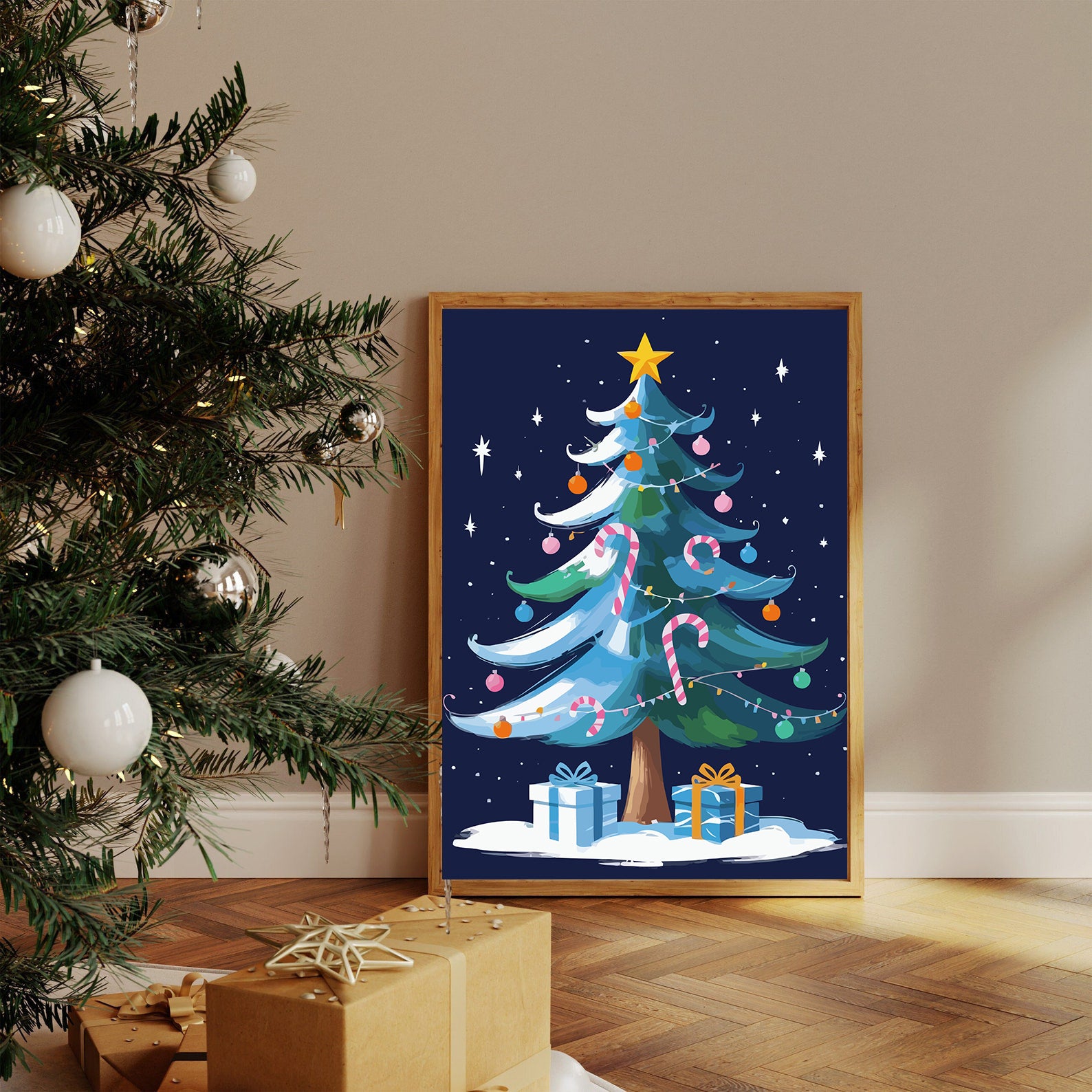 Set Pictură pe numere – Brad De Crăciun 6224