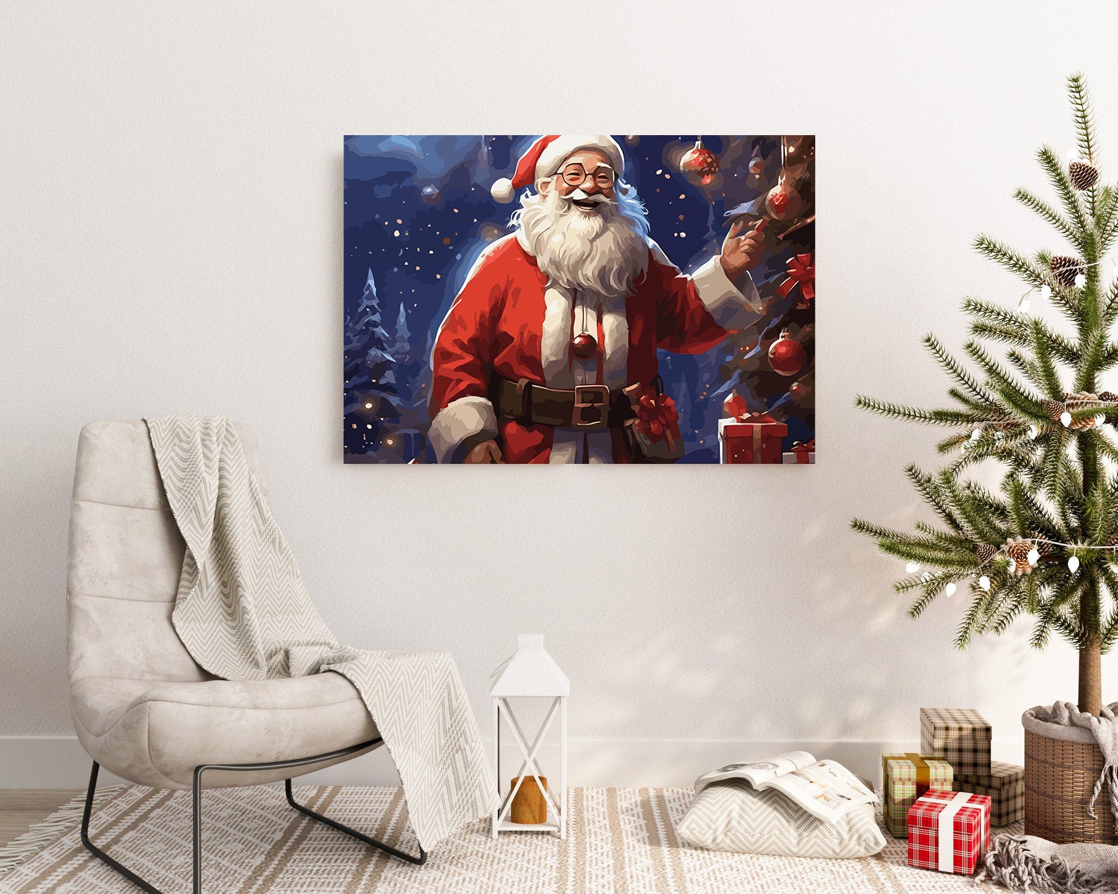 Set Pictură pe numere – Moș Crăciun 6225