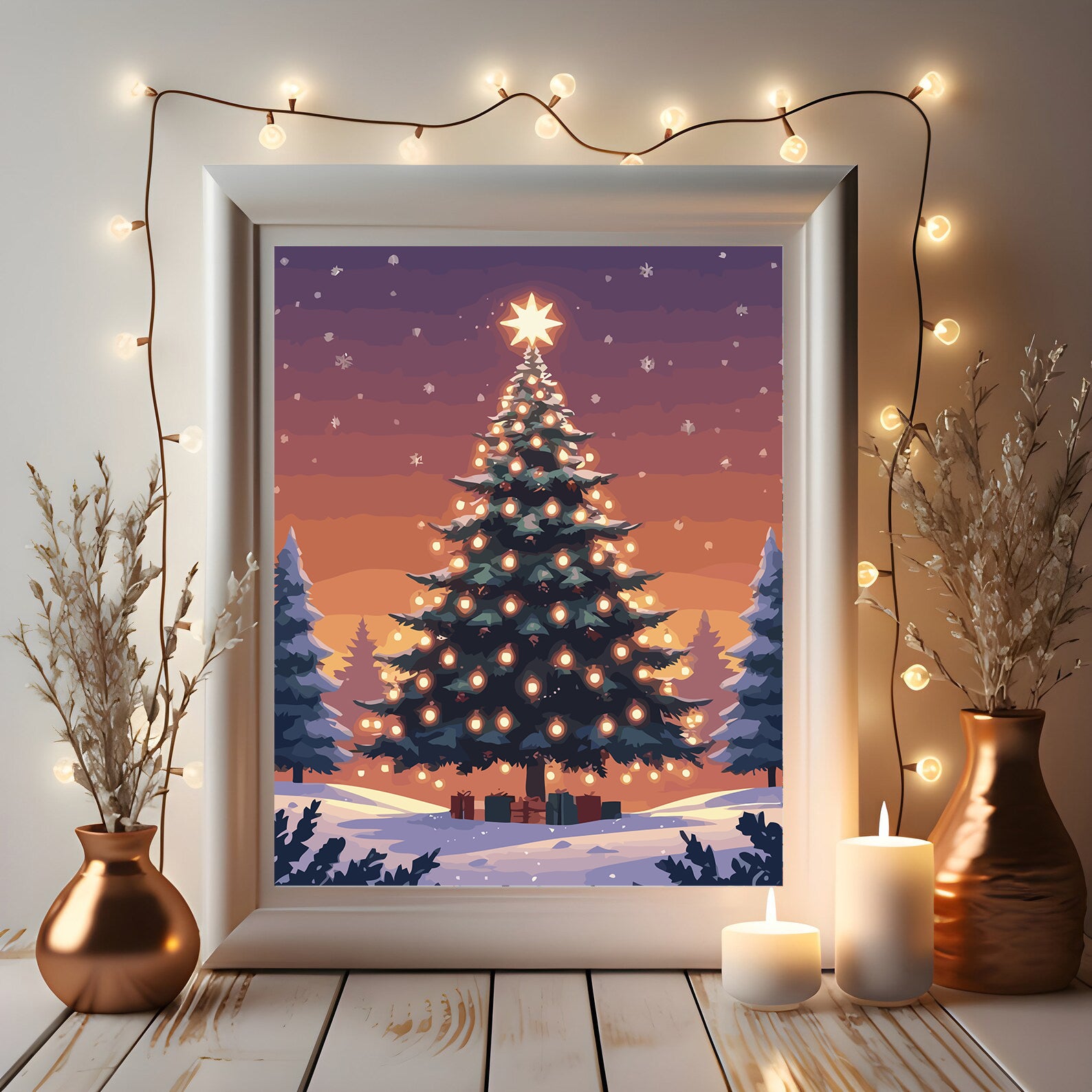 Set Pictură pe numere – Brad De Crăciun 6226