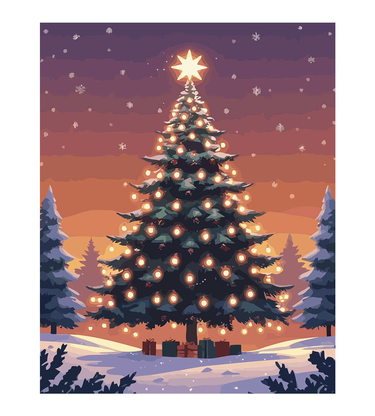 Set Pictură pe numere – Brad De Crăciun 6226