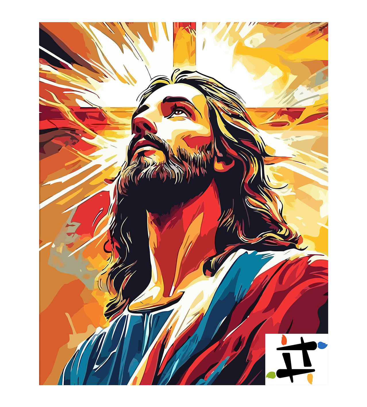 Set Pictură pe numere – Isus Hristos 6247