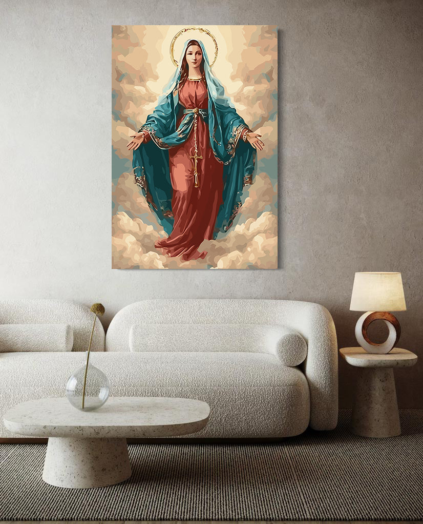 Set Pictură pe numere – Fecioara Maria 6258