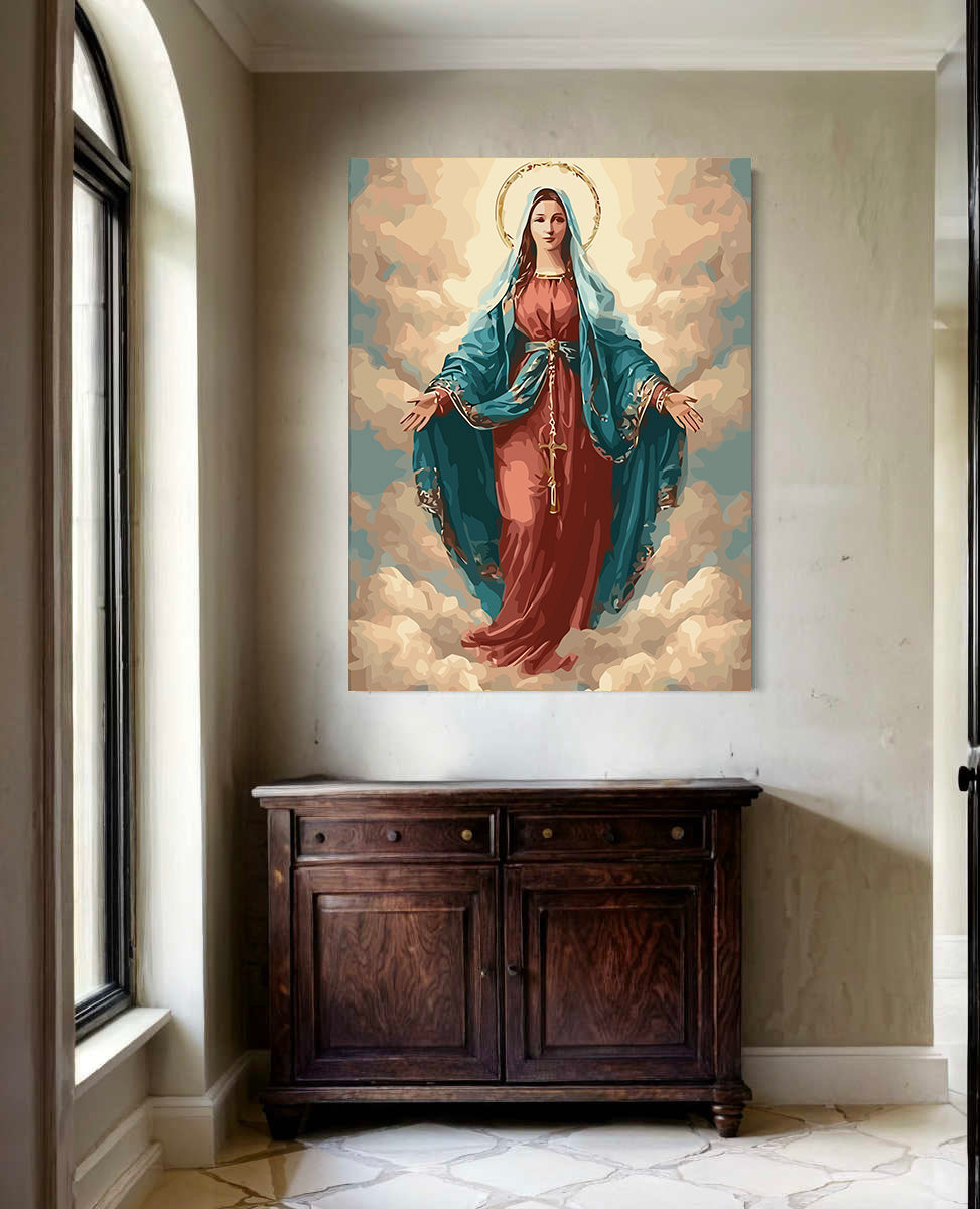 Set Pictură pe numere – Fecioara Maria 6258