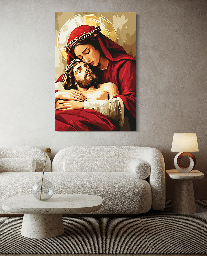 Set Pictură pe numere – Doliul Matern 6268