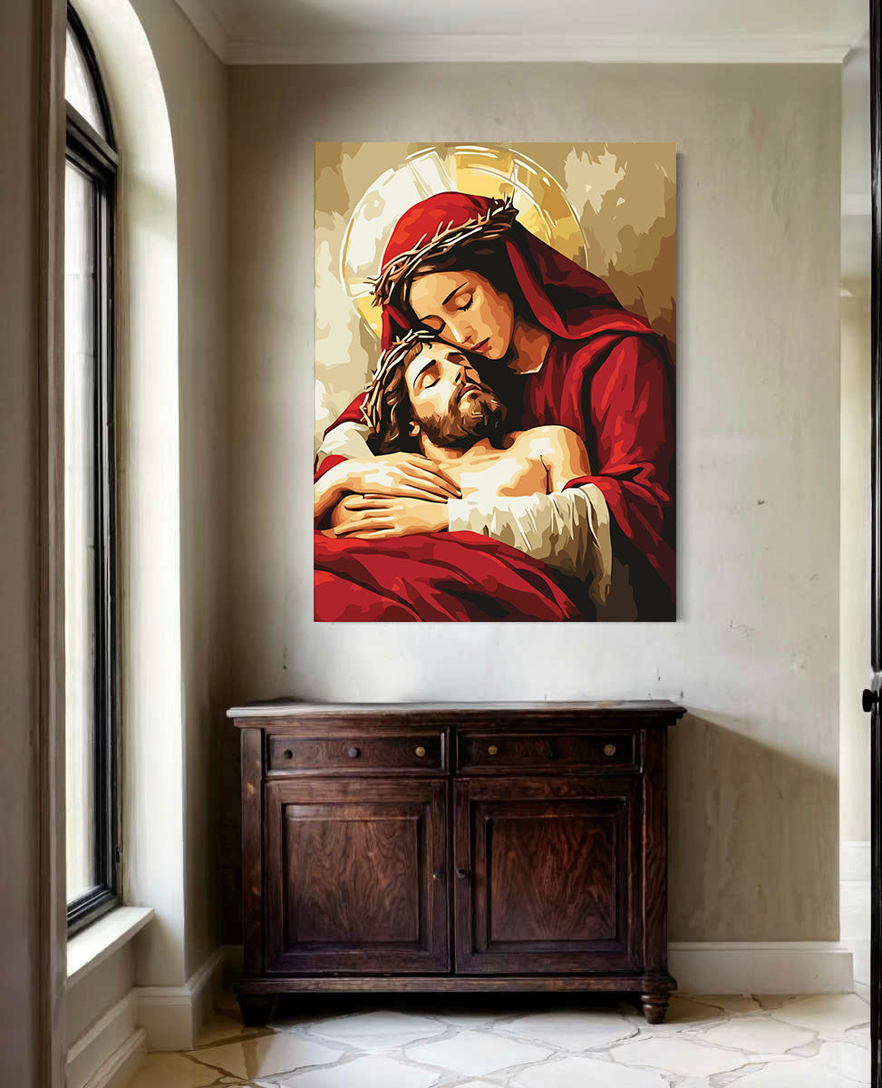 Set Pictură pe numere – Doliul Matern 6268