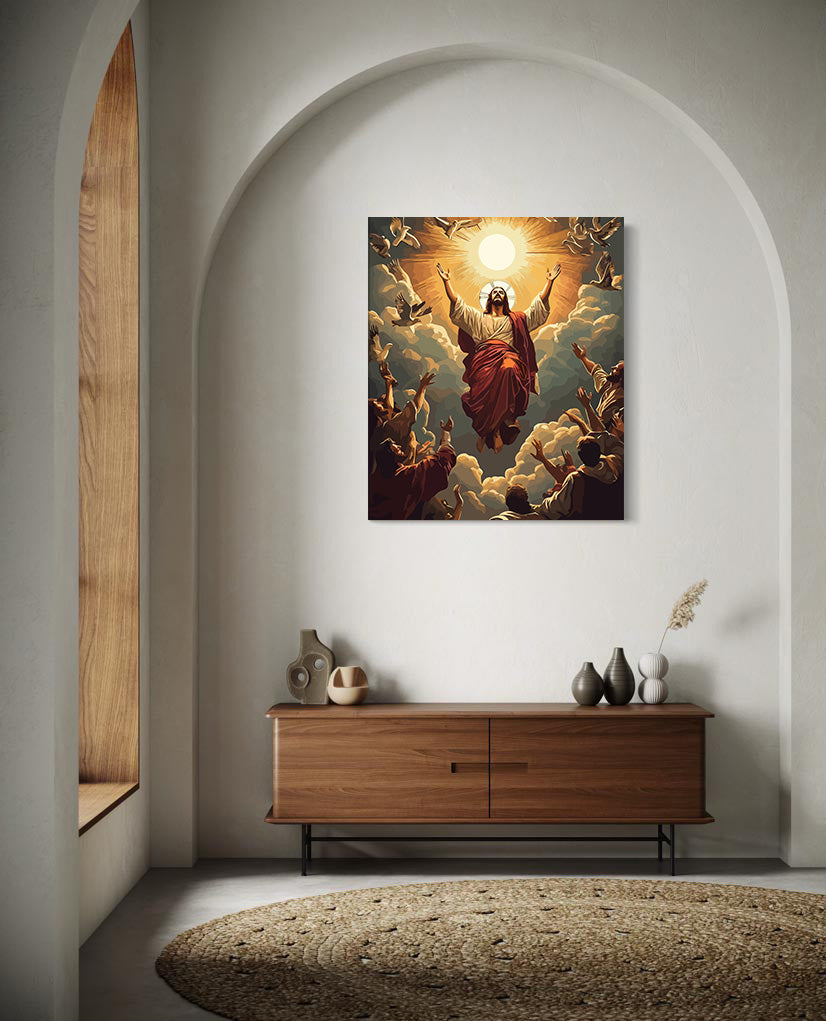 Set Pictură pe numere – Înălțarea Lui Isus Hristos 6270