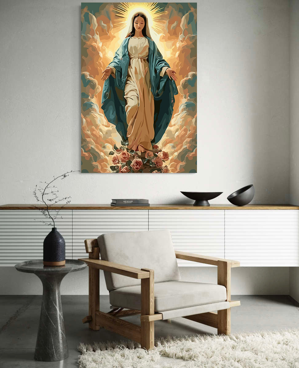 Set Pictură pe numere – Fecioara Maria 6273