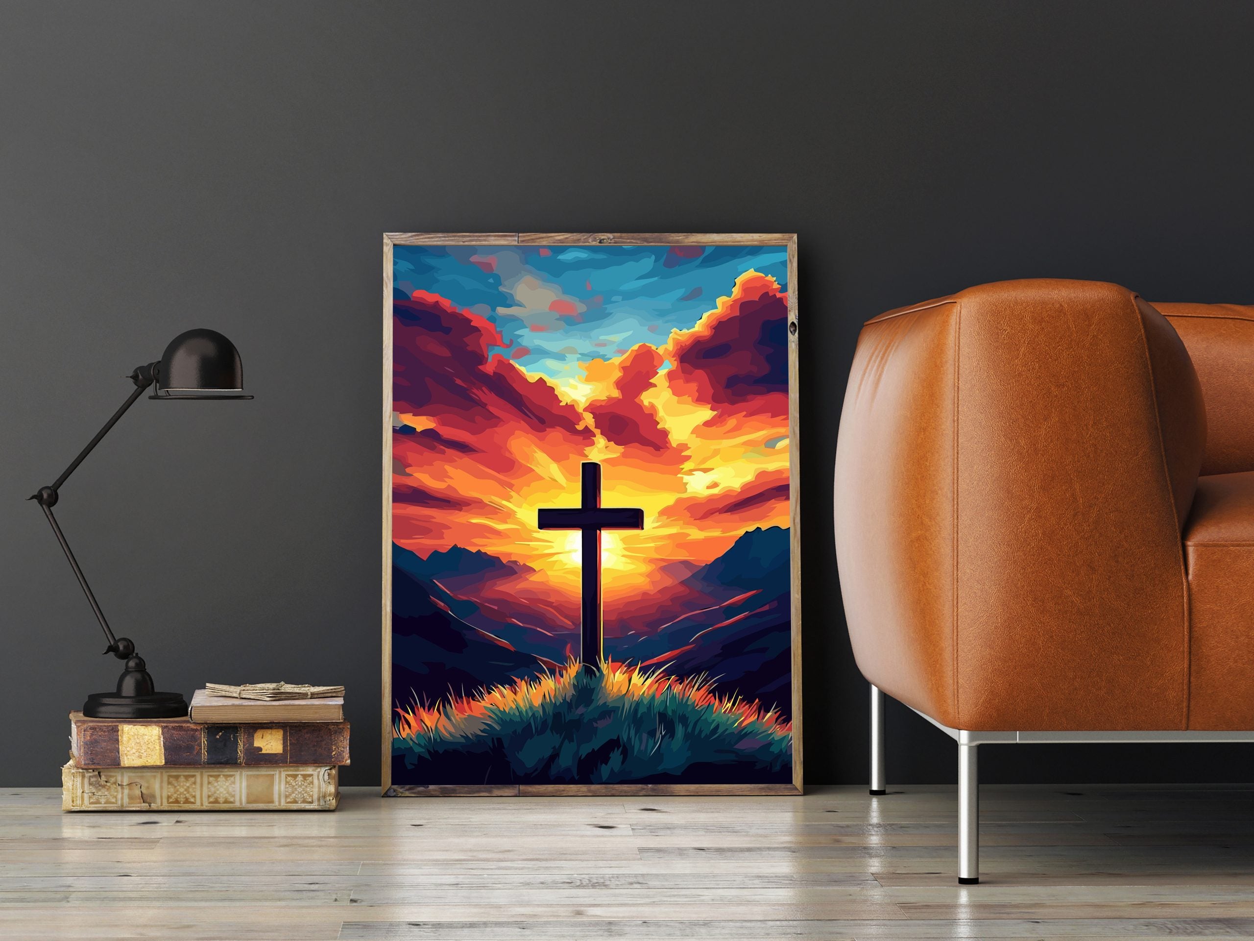 Set Pictură pe numere – Cruce Creștină 6275