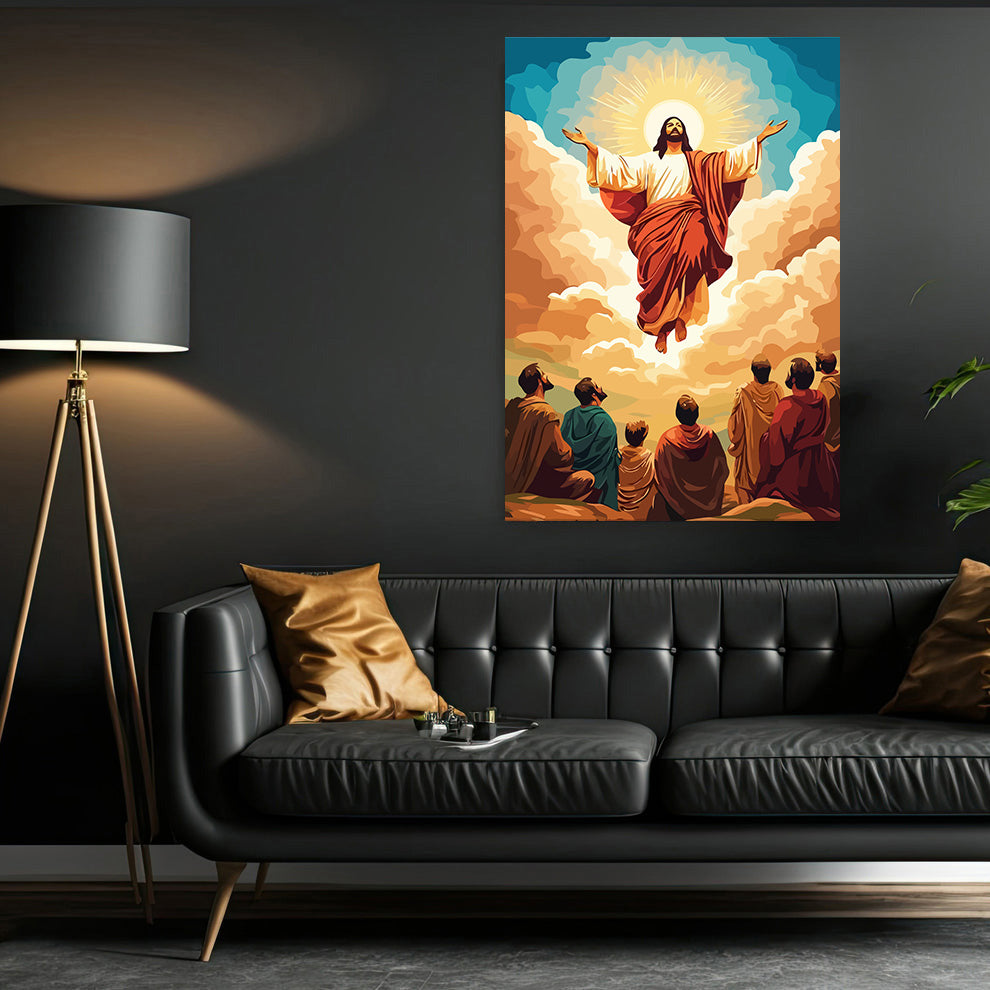 Set Pictură pe numere – Înălțarea Lui Isus Hristos 6280