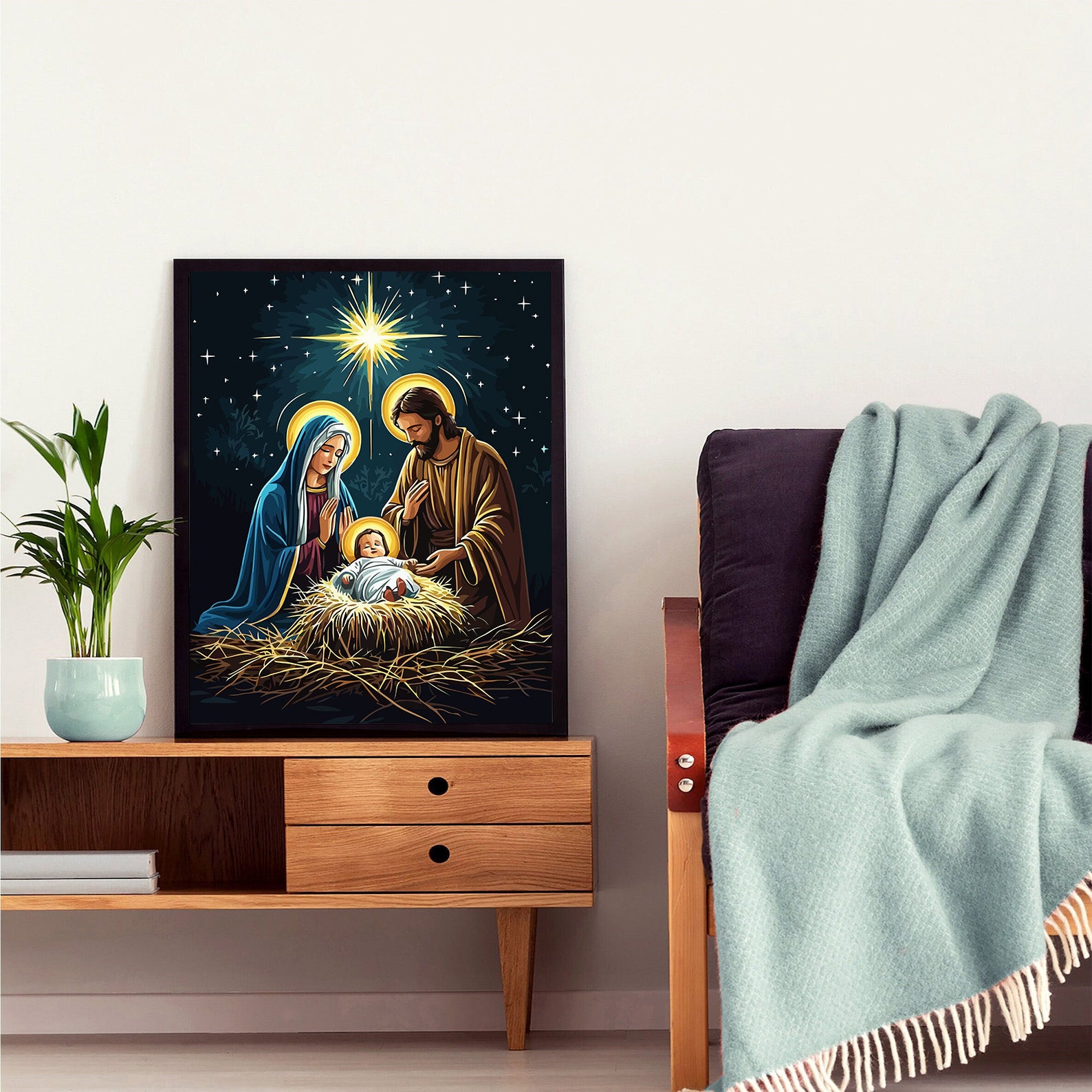 Set Pictură pe numere – Nașterea Lui Isus Hristos 6281