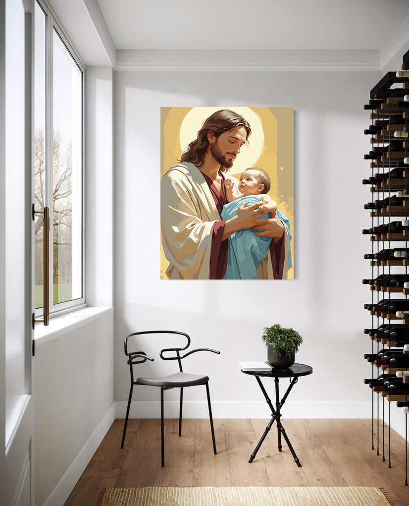 Set Pictură pe numere – Puritatea Copilului 6293