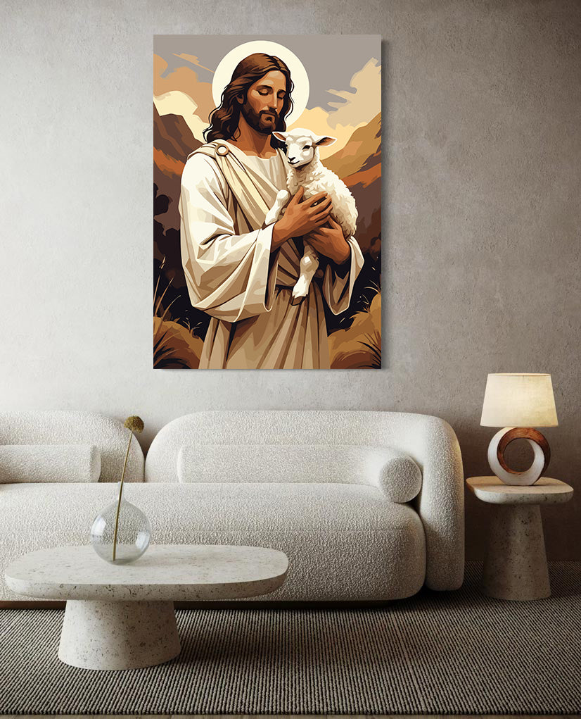 Set Pictură pe numere – Bunul Pastor 6311