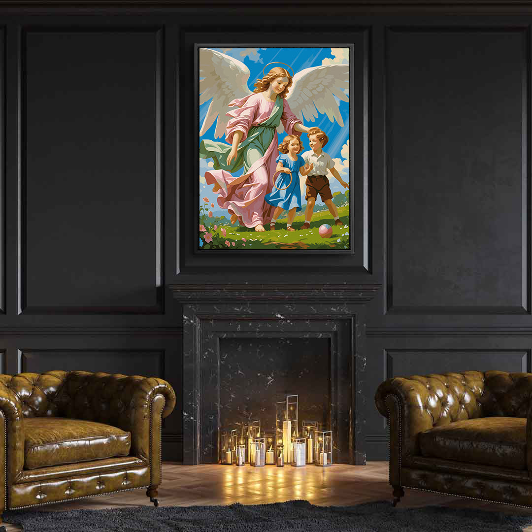 Set Pictură pe numere – Îngerul Păzitor 6335