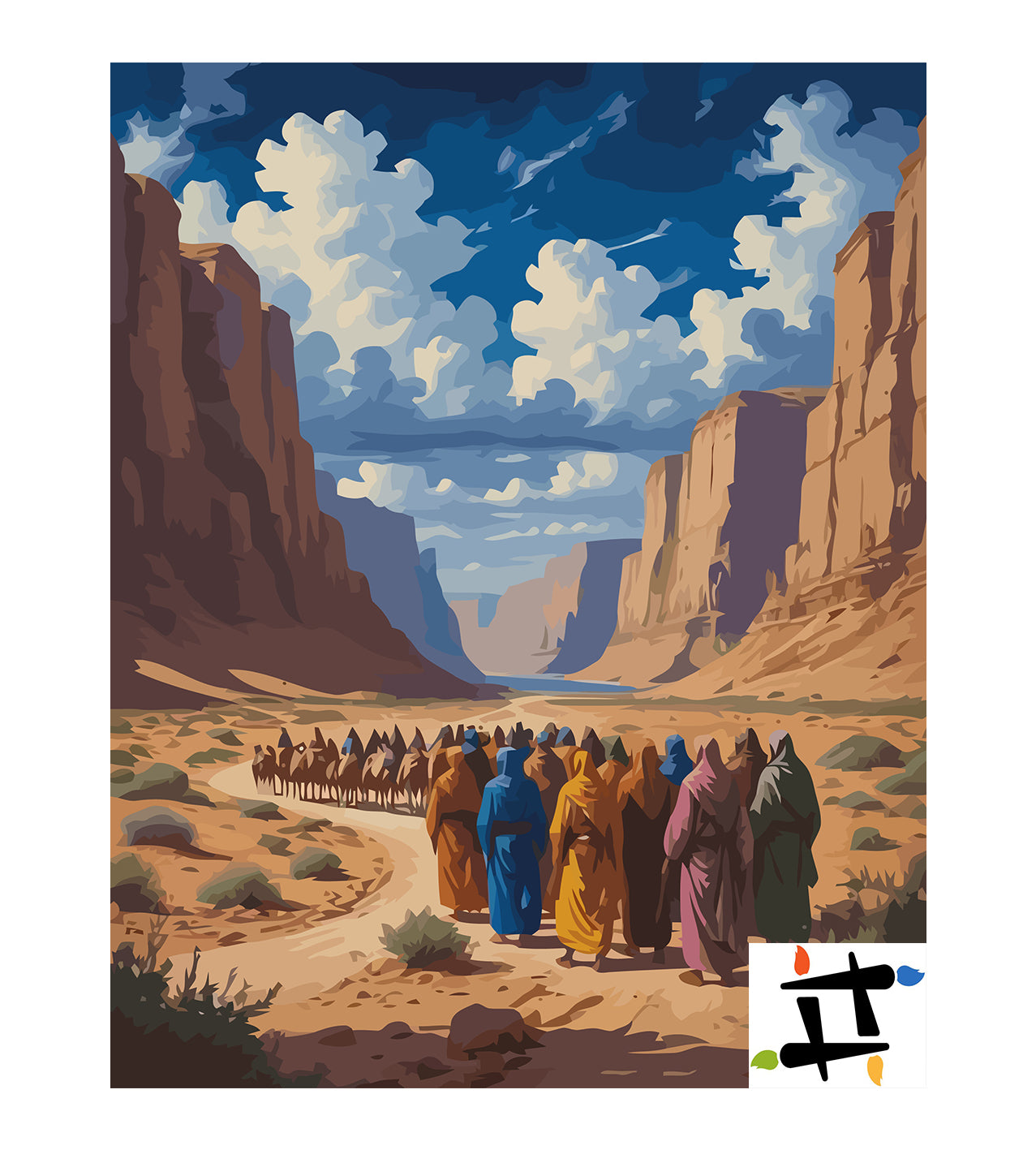 Set Pictură pe numere – Caravana Prin Deșert 6347